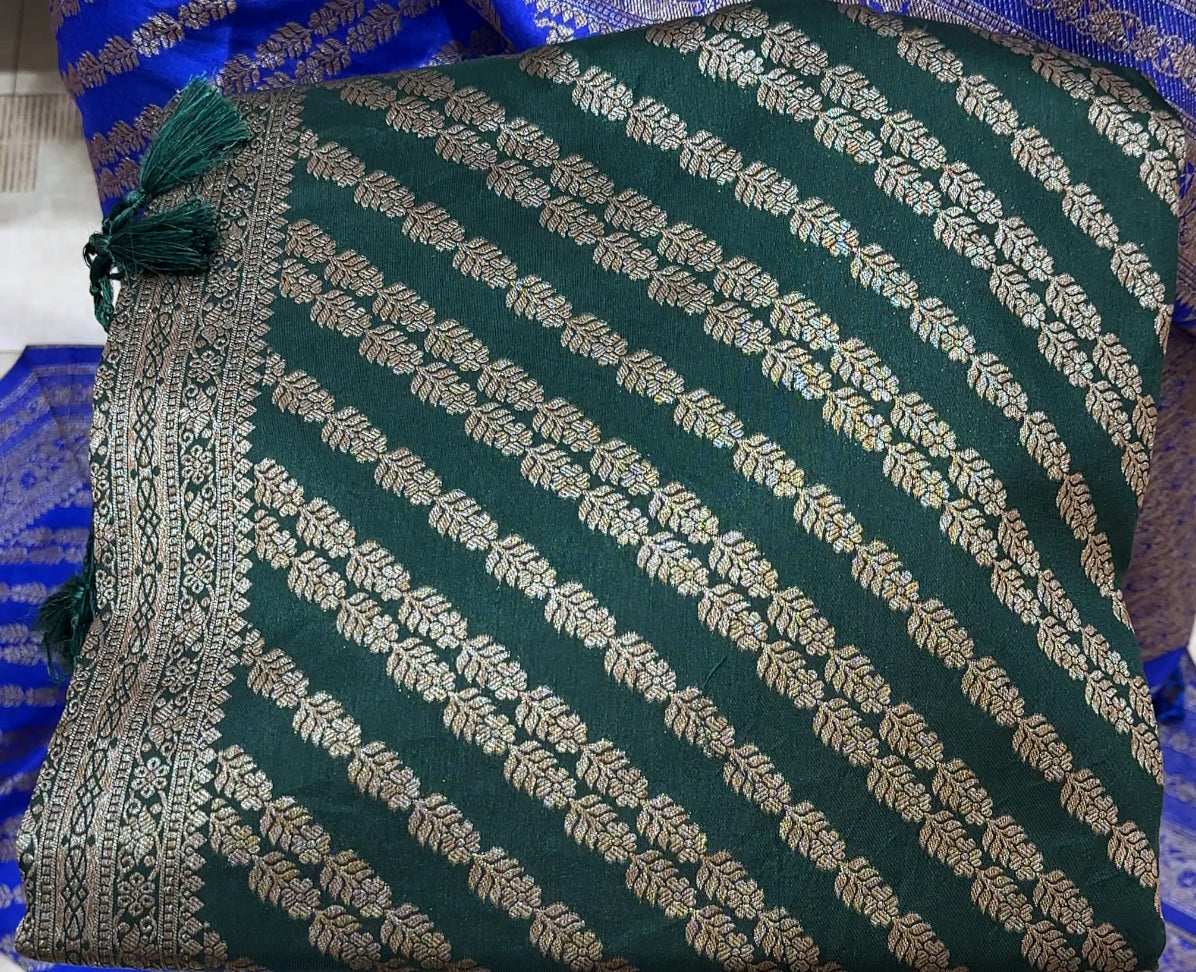 SEMI KATAN SAREES - IHA 21720