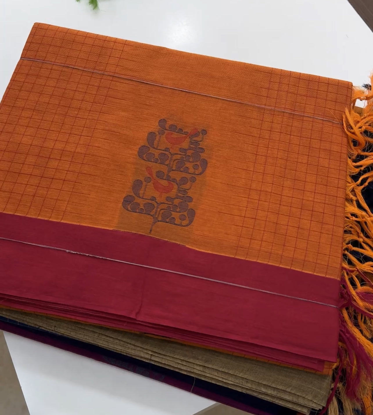 COTTON DESIGNER SAREES - IHA 25612