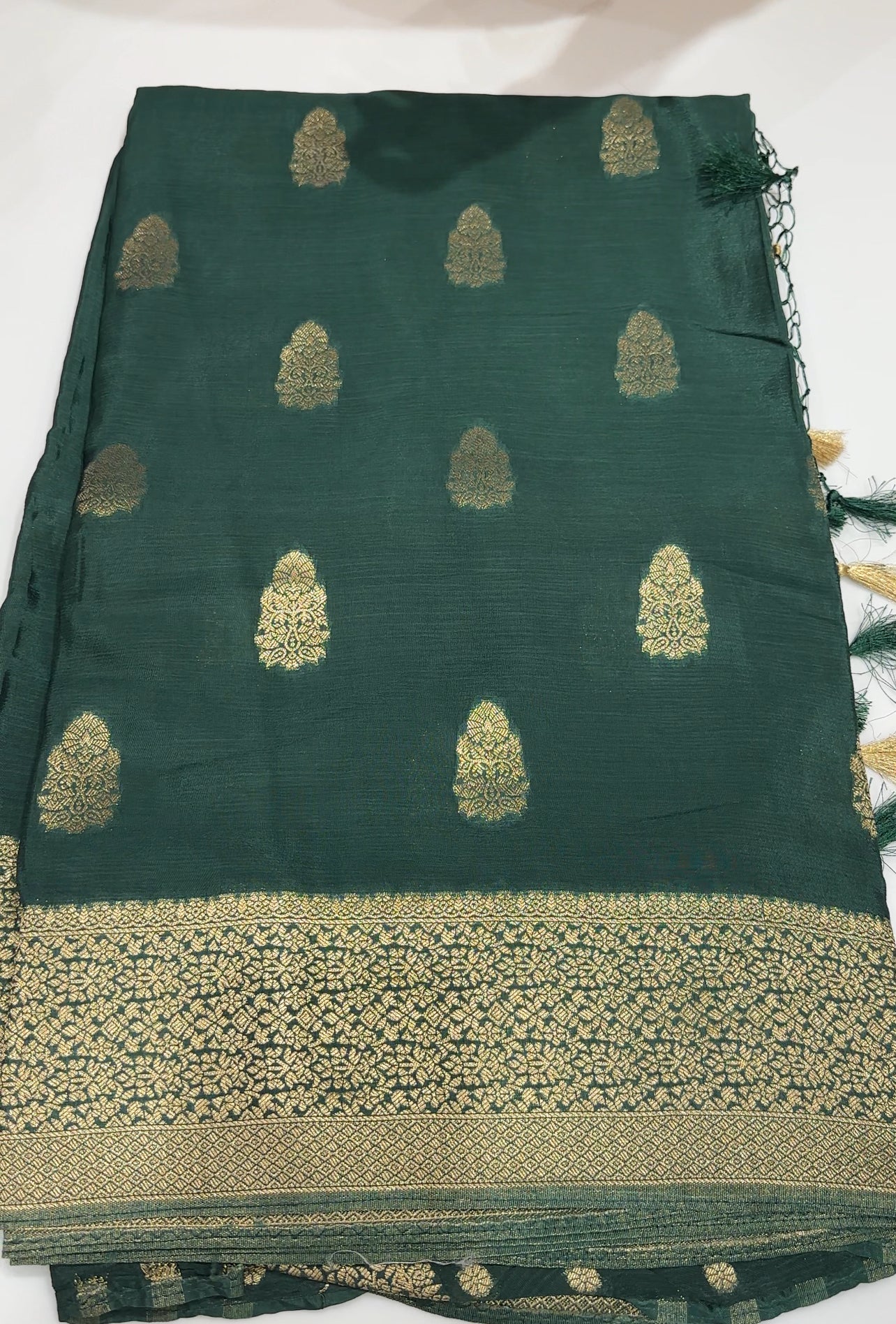 PLATINUM CHIFFON SAREES - IHA 24919