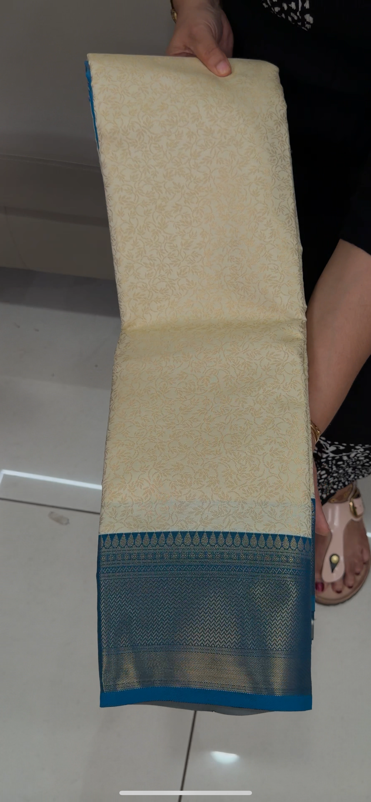 SEMI BROCADE SAREES - IHA 29182