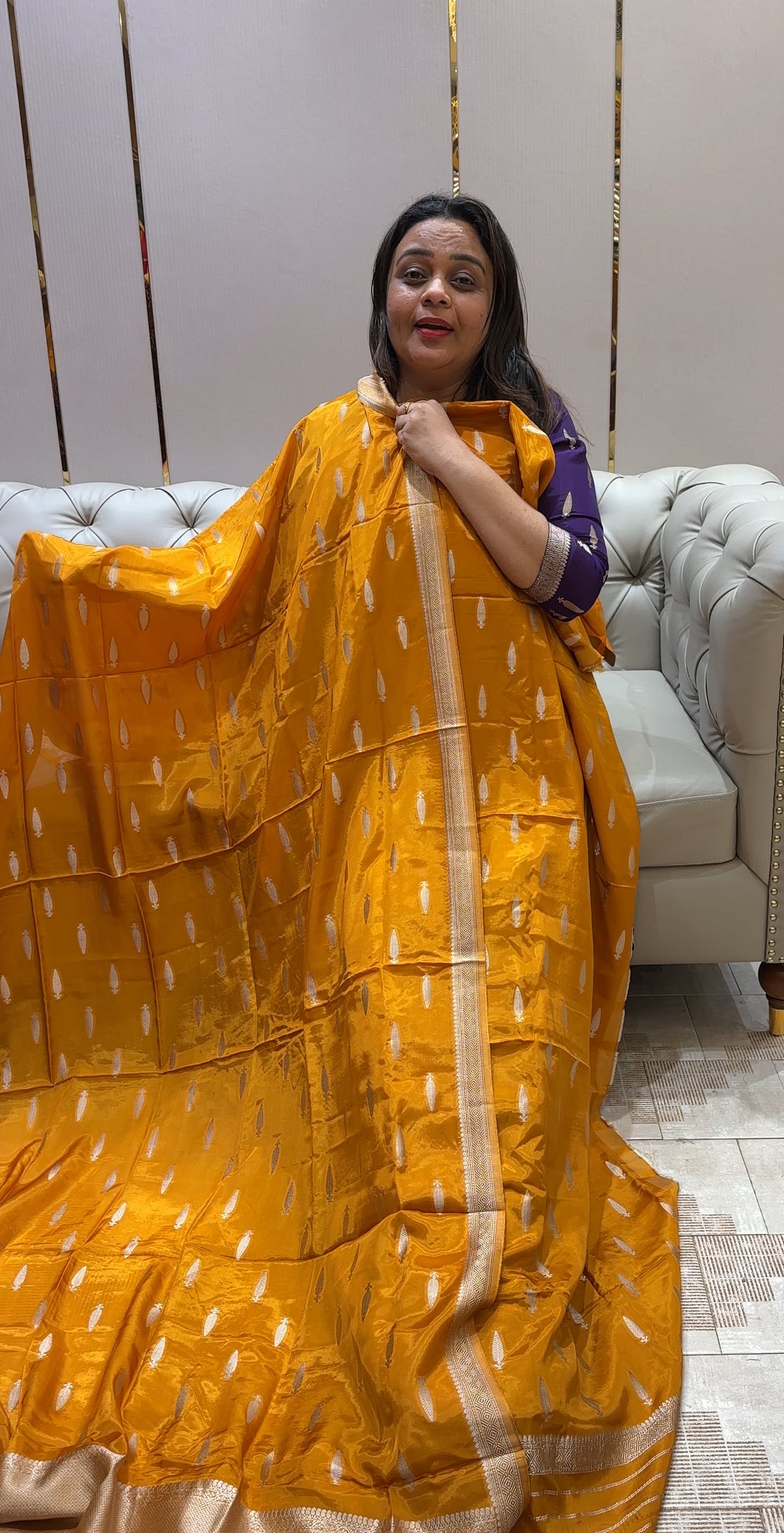 BANARASI UNSTITCHED SALWAR SUITS - IHA 21341