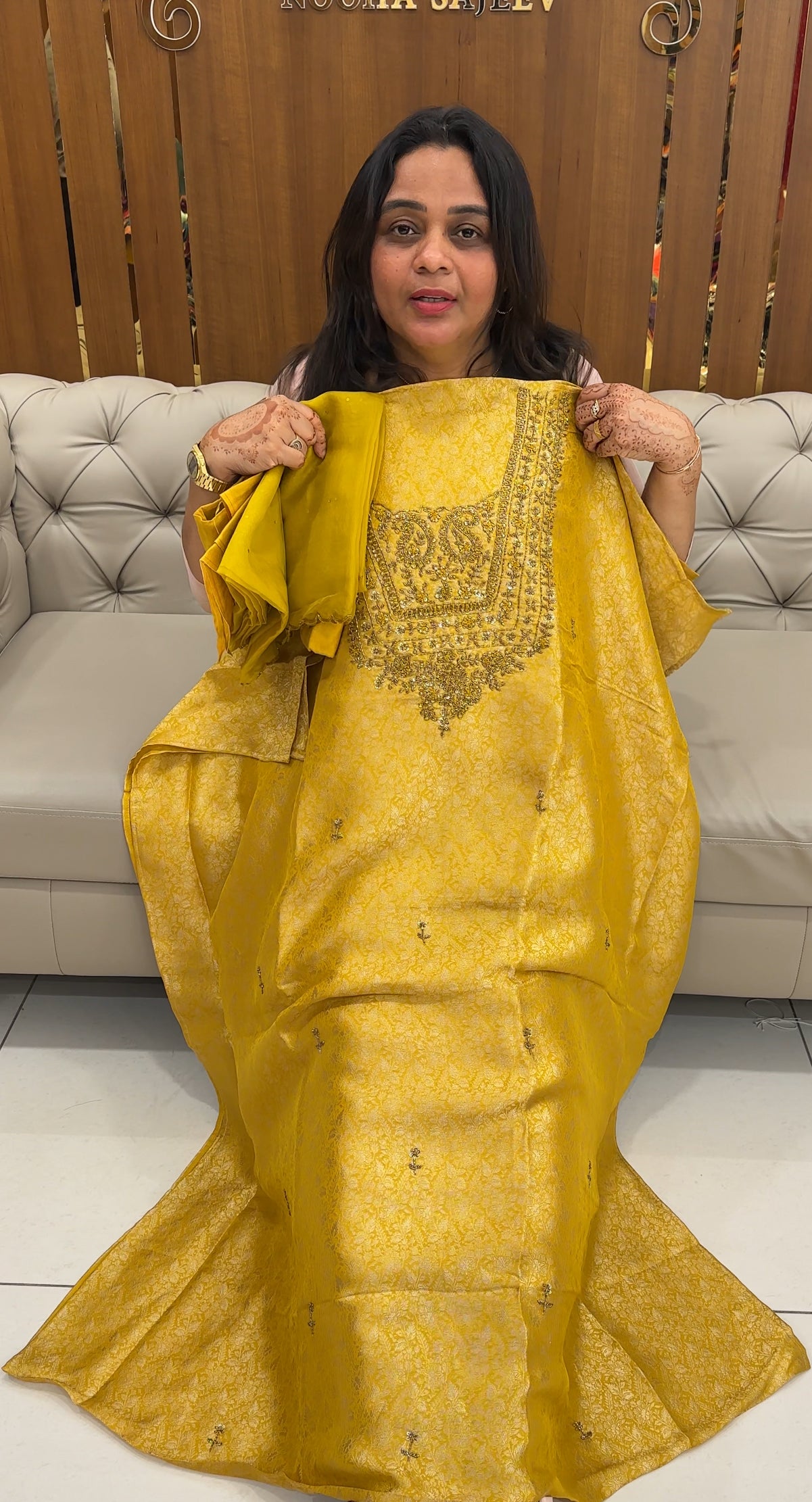 BANARASI UNSTITCHED SALWAR SUITS - IHA 27451