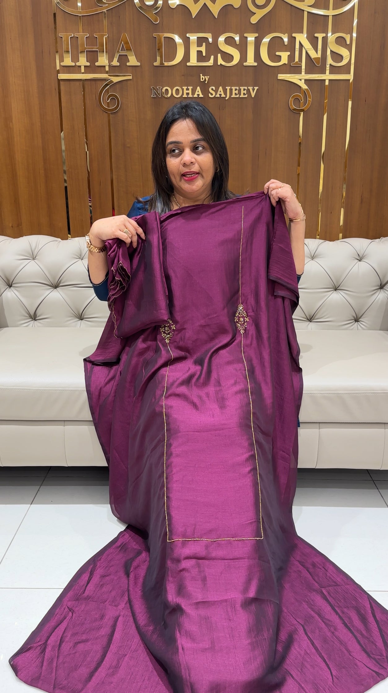 SEMI RAW SILK UNSTITCHED SALWAR SUITS - IHA 24422