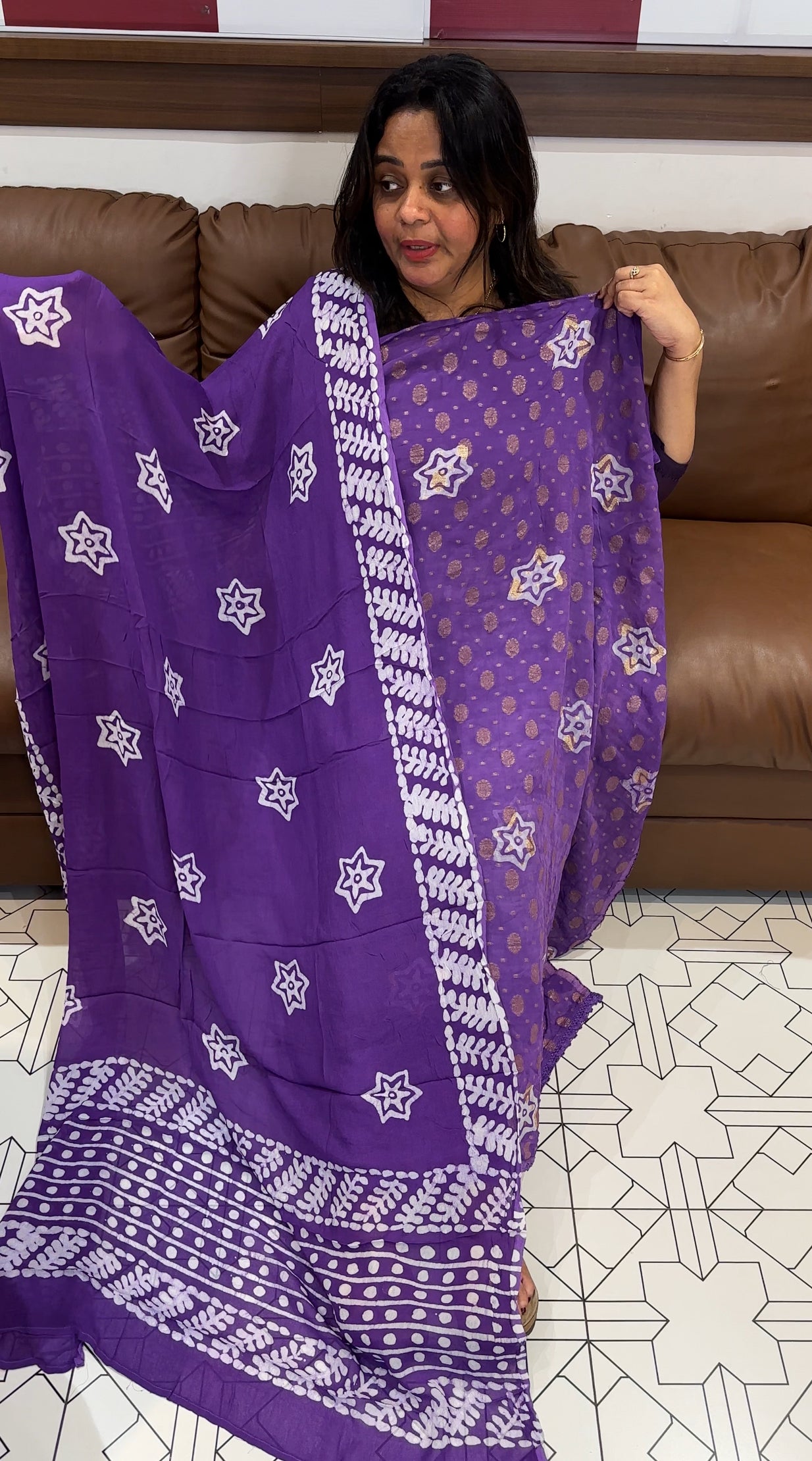 VISCOSE GEORGETTE UNSTITCHED SALWAR SUITS - IHA 27288