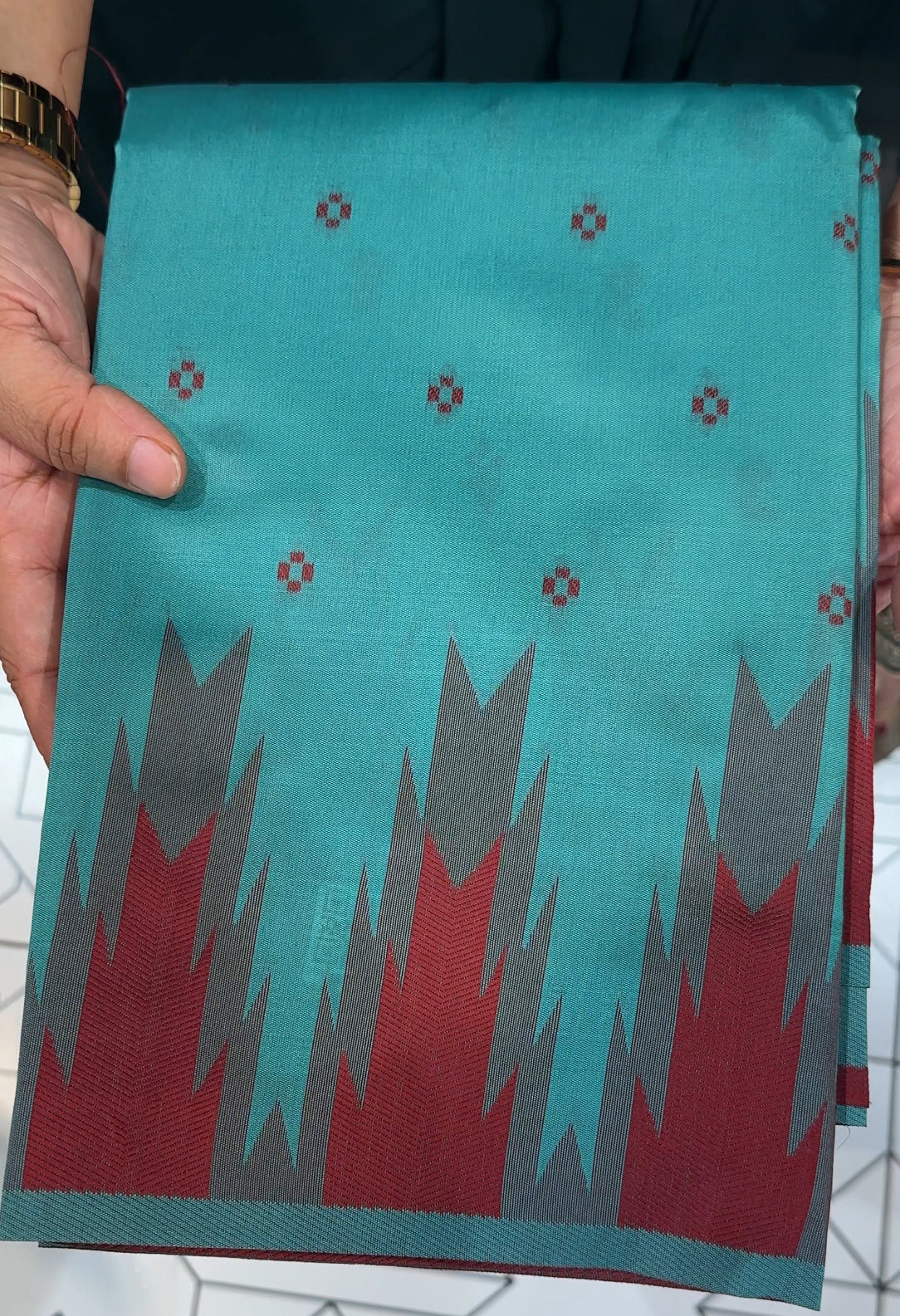 SEMI SILK SAREES - IHA 27351