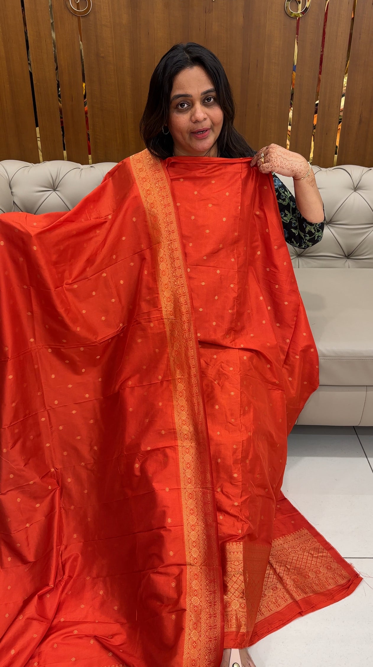 SEMI BANARASI UNSTITCHED SALWAR SUITS - IHA 27420