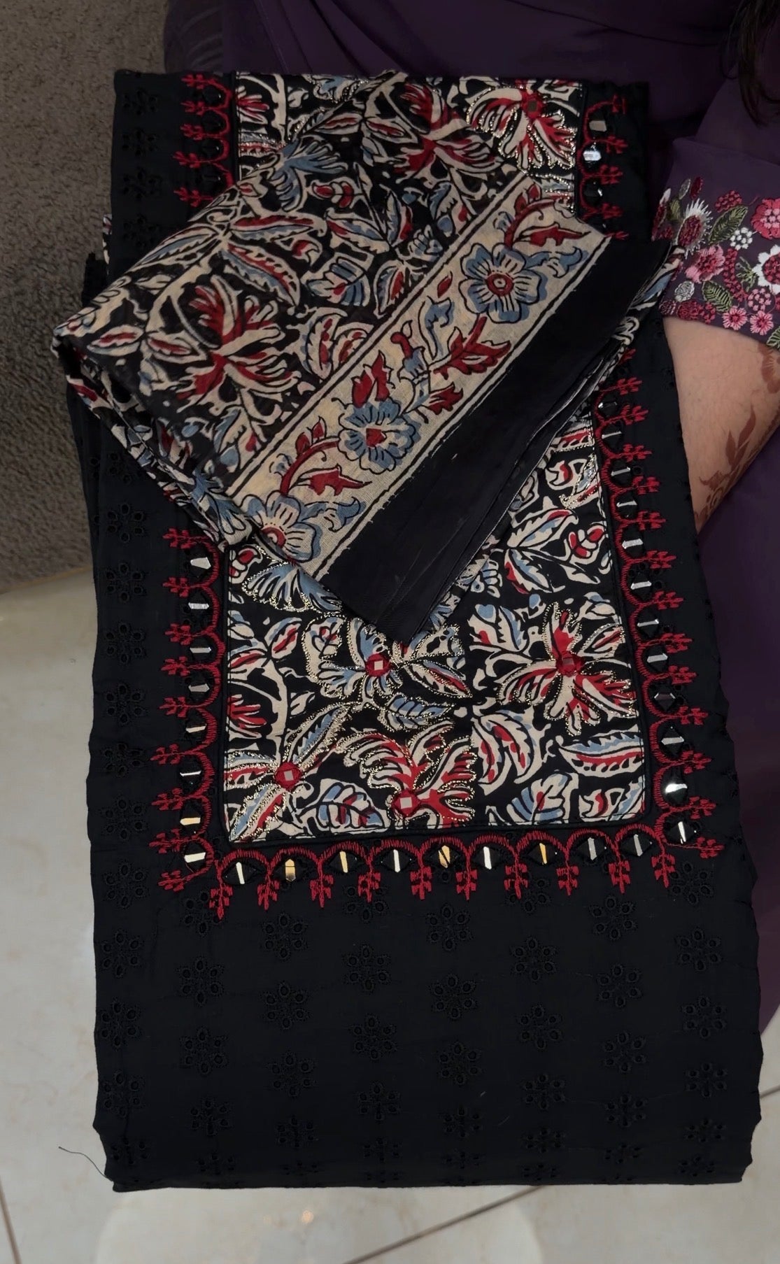 HAKOBA COTTON UNSTITCHED SALWAR SUITS - IHA 33038
