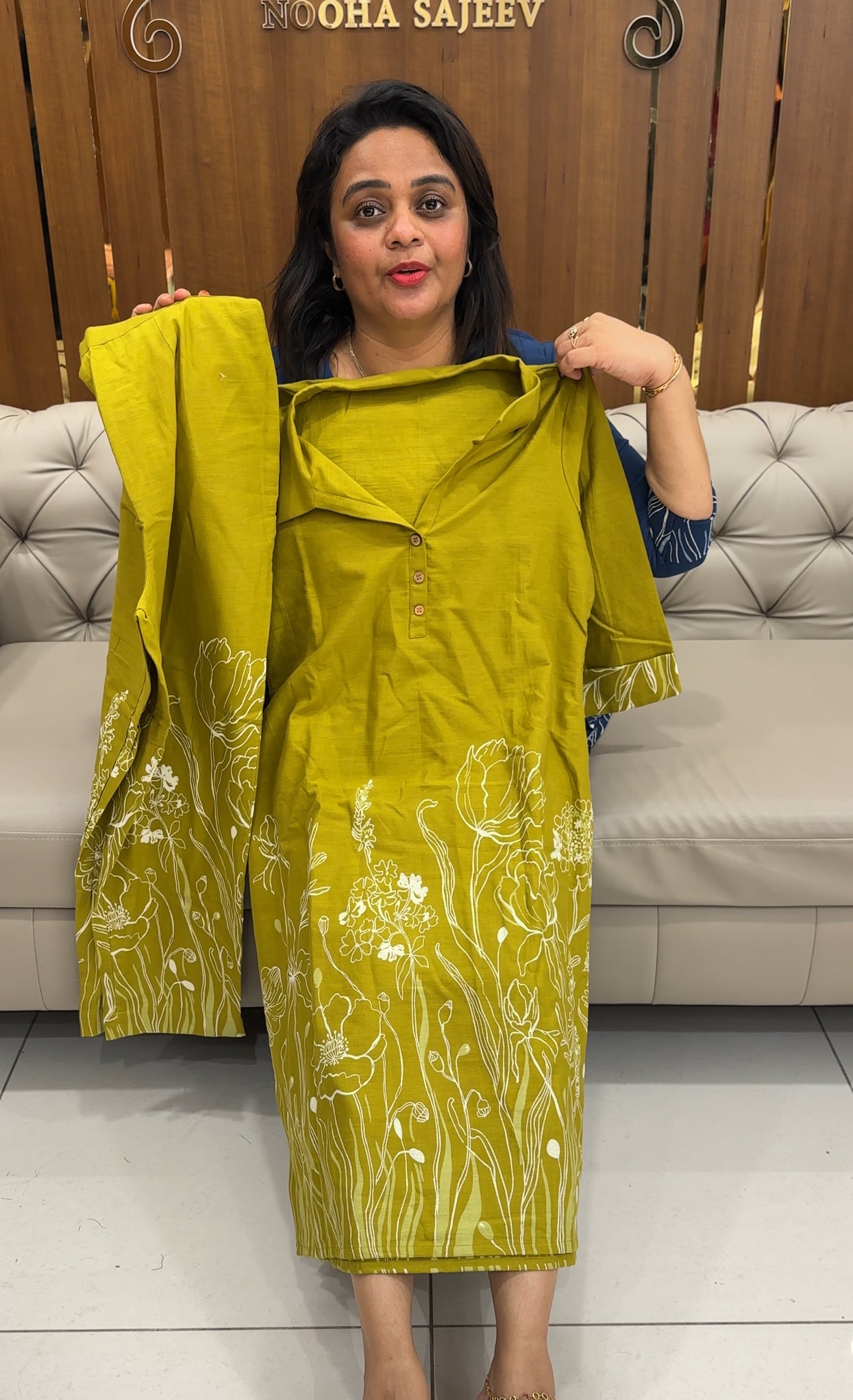 IHA'S IN-HOUSE COTTON TOP AND BOTTOM - IHA 25926