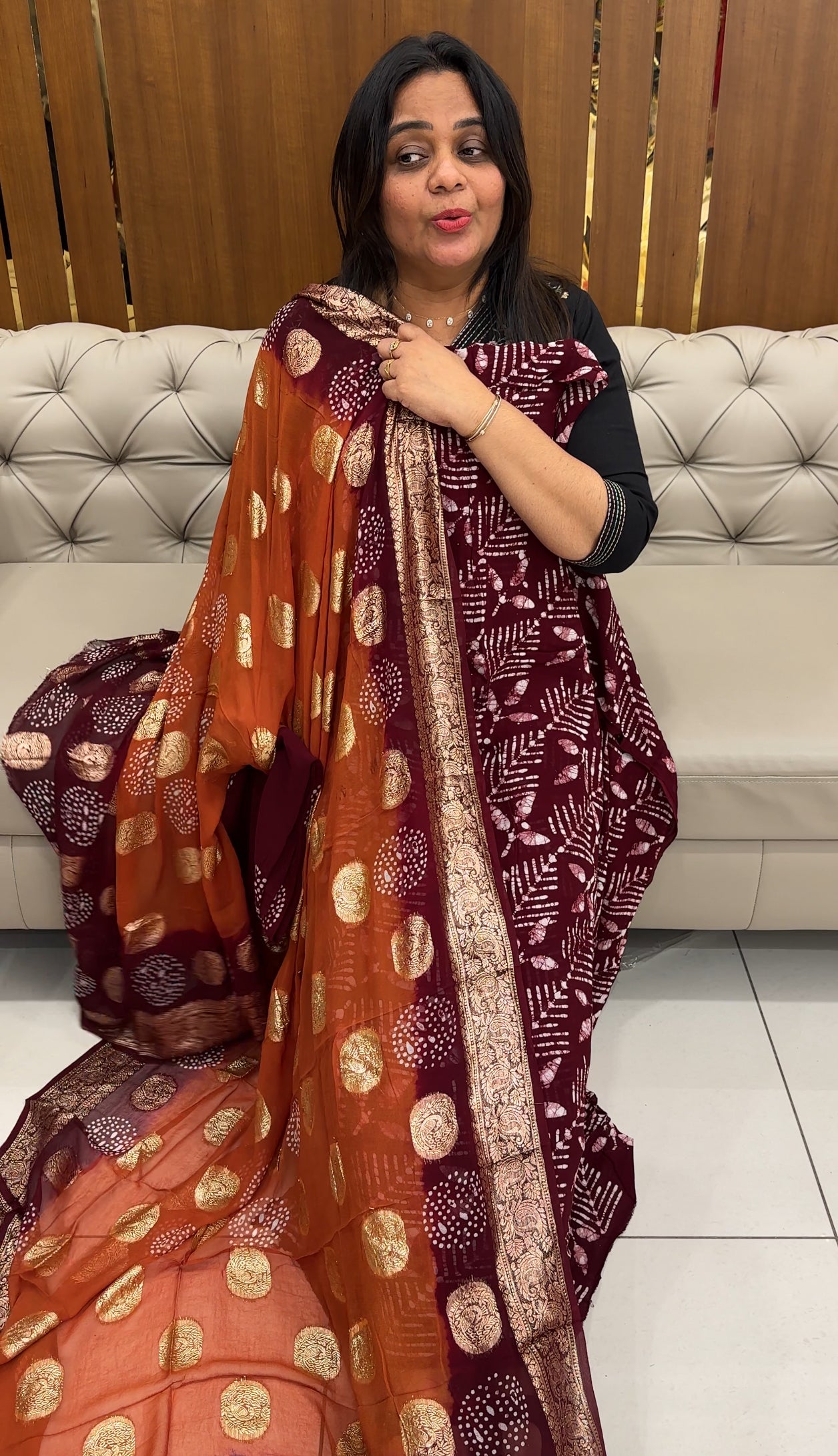 FORWARD BATIK PRINTED UNSTITCHED SALWAR SUITS - IHA 28306