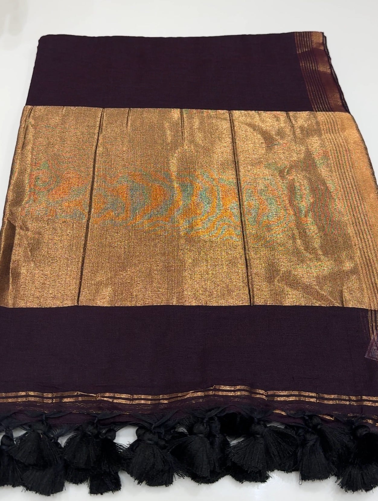 KHADDI COTTON SAREE - IHA 22153