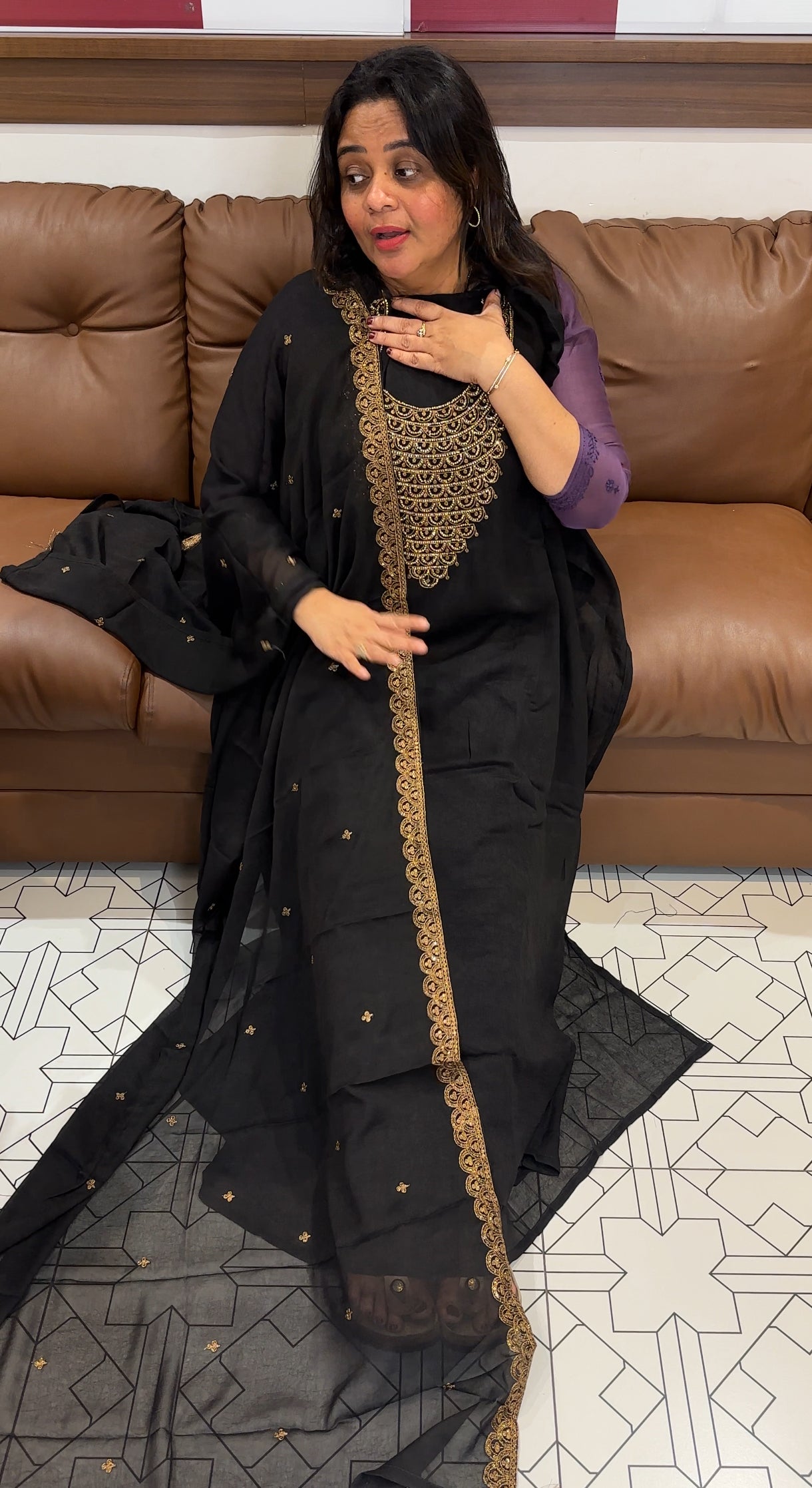 SEMI RAW SILK UNSTITCHED SALWAR SUITS - IHA 27153