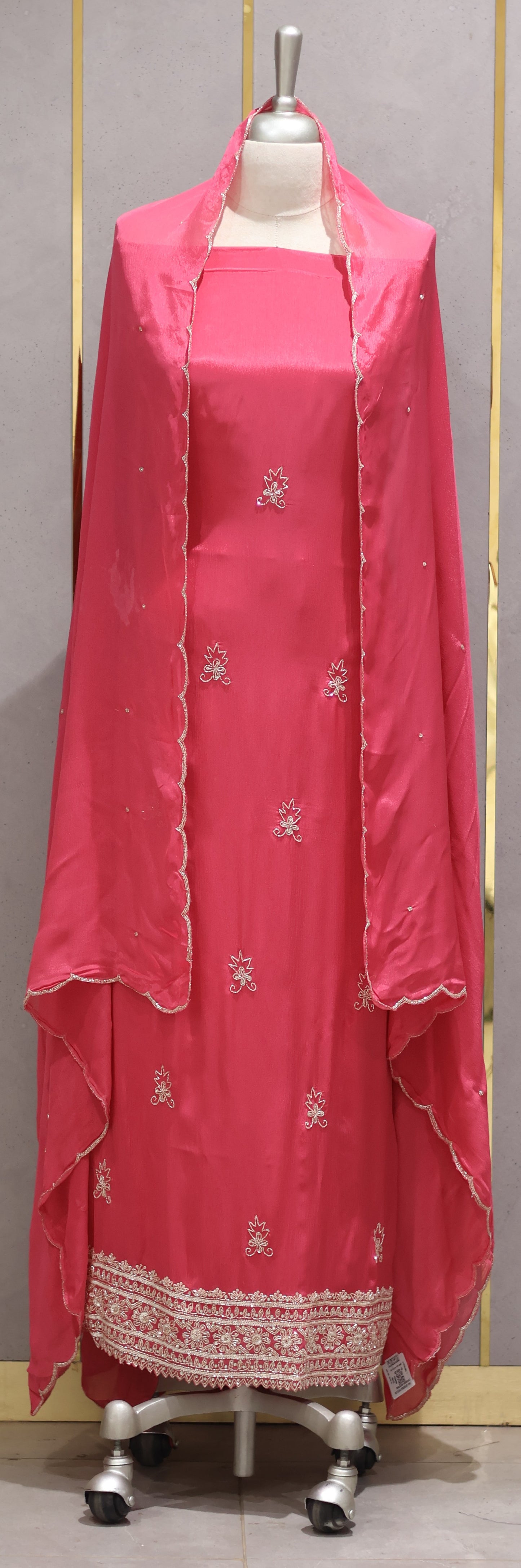 PARTY WEAR UNSTICHED SALWAR SUITS - IHA 26787