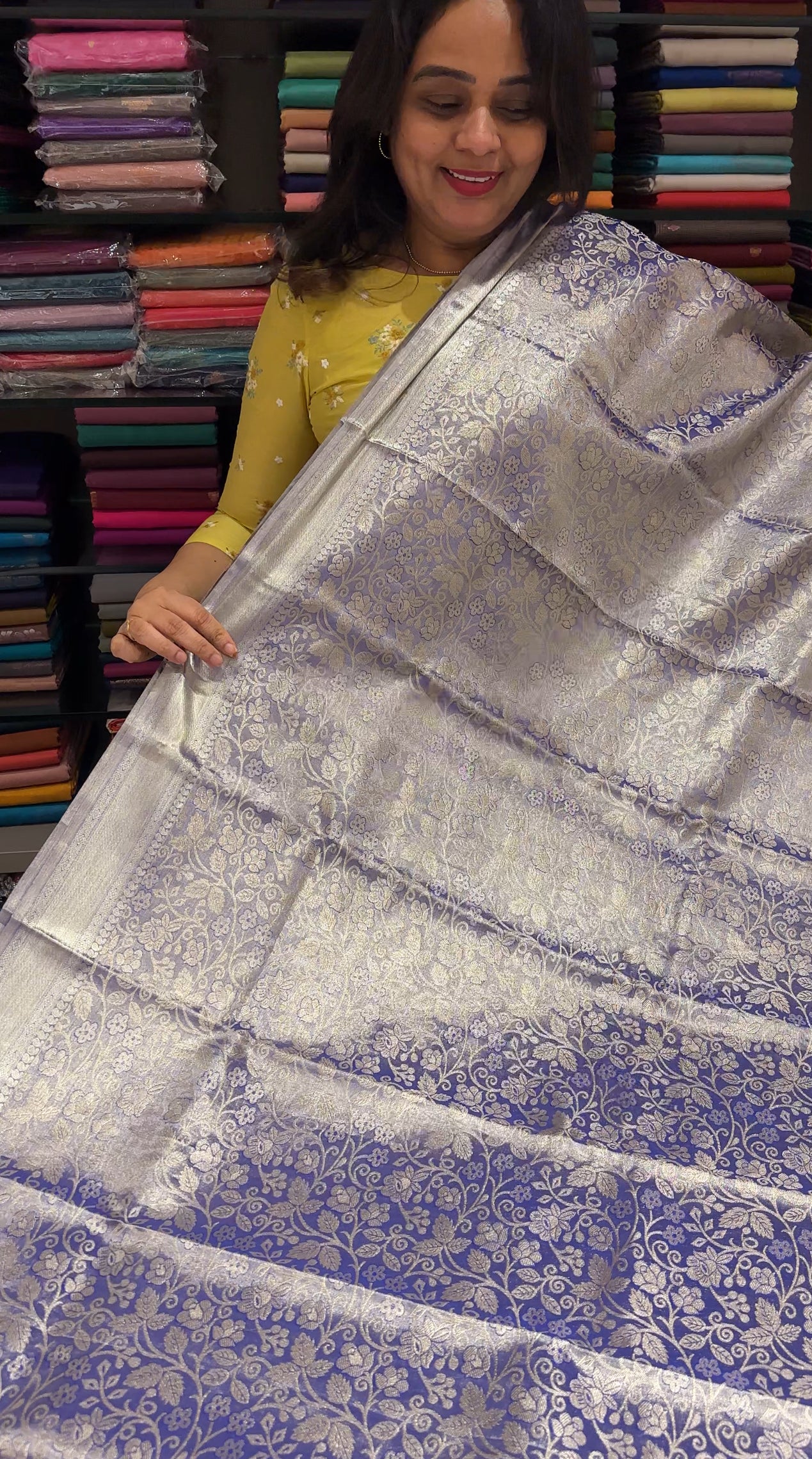 DESIGNER TISSUE KANCHIPURAM SILK SAREES - IHA 26325