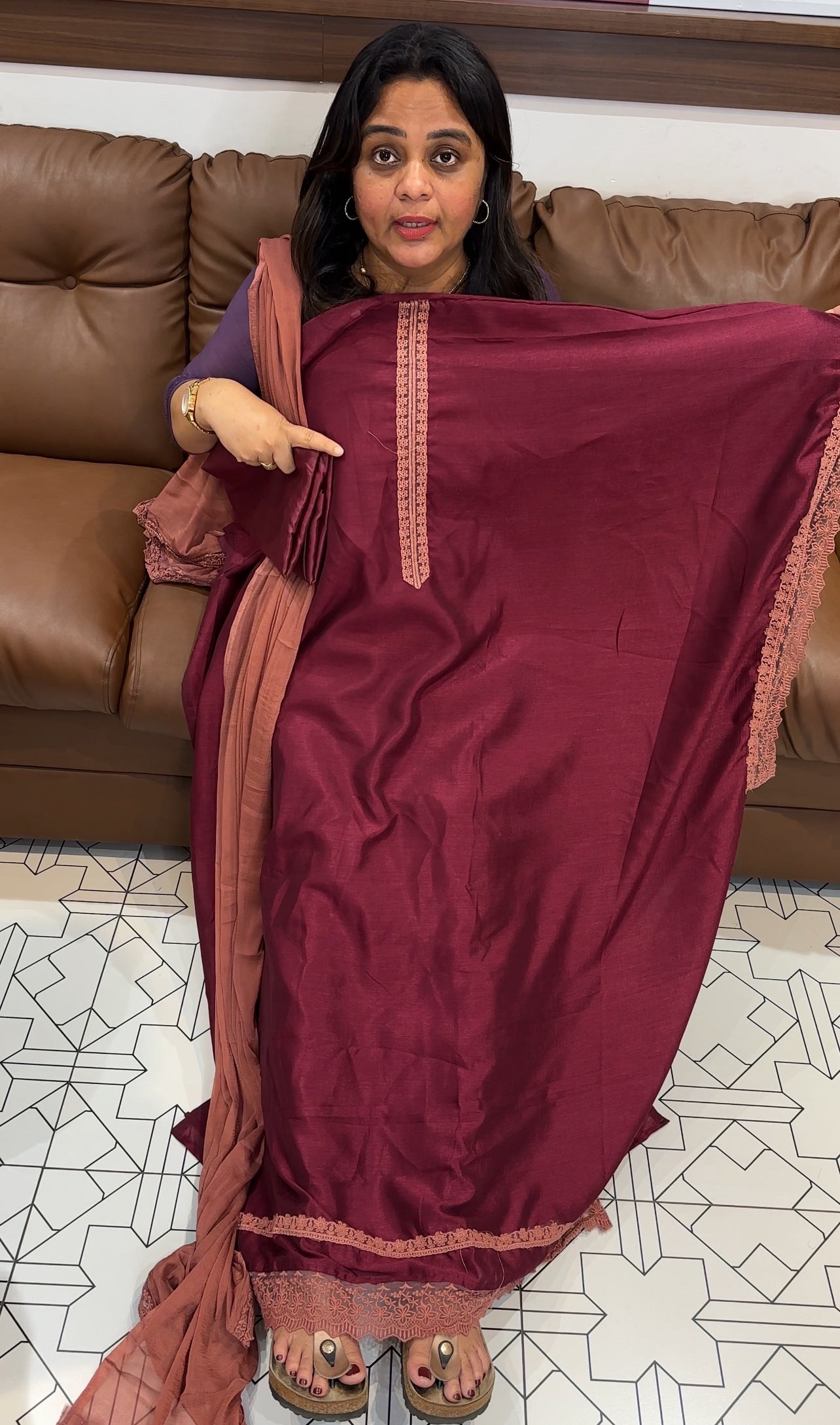 SEMI RAW SILK UNSTITCHED SALWAR SUITS - IHA 27160