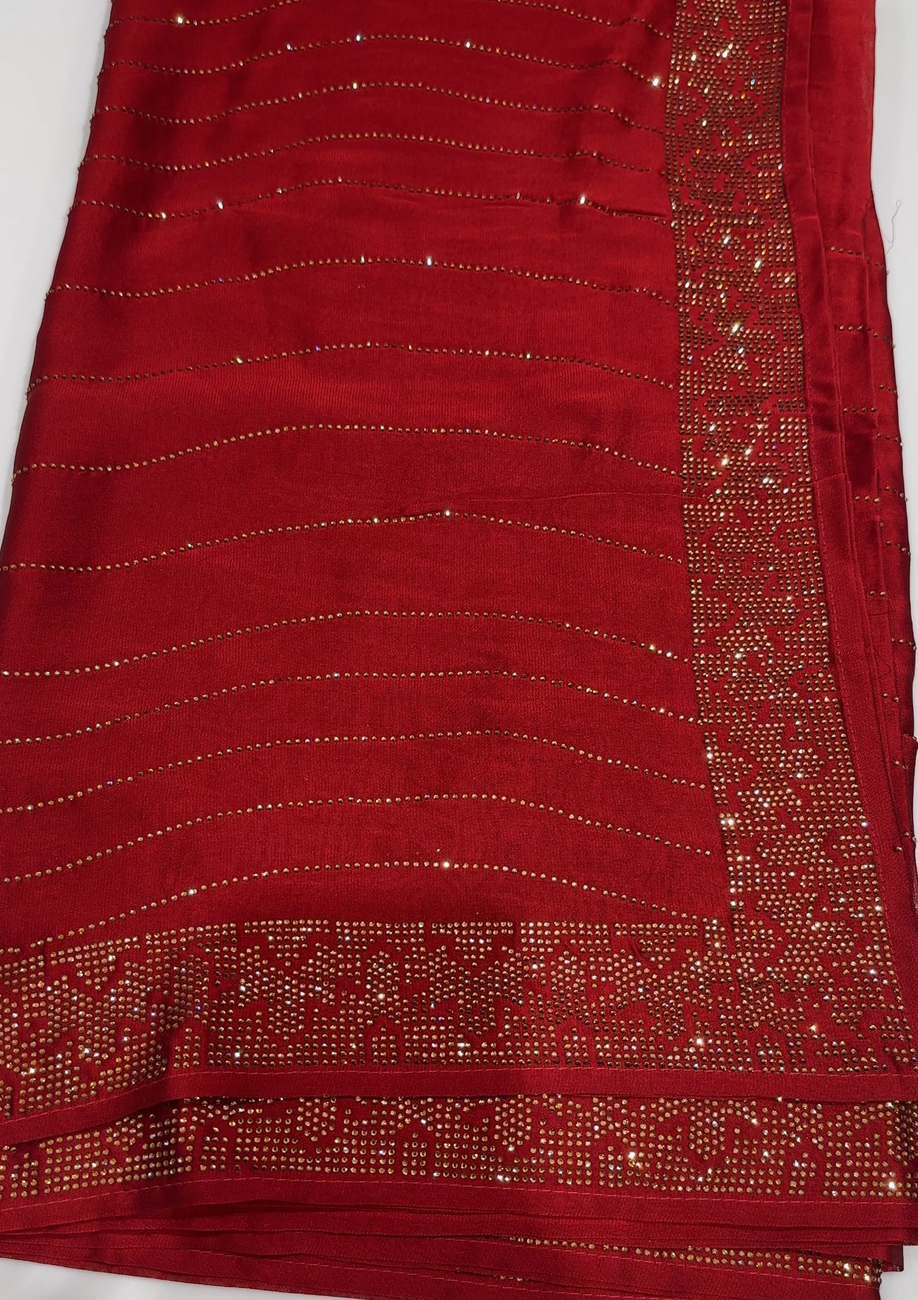 SILKY GEORGETTE SAREES - IHA 27389