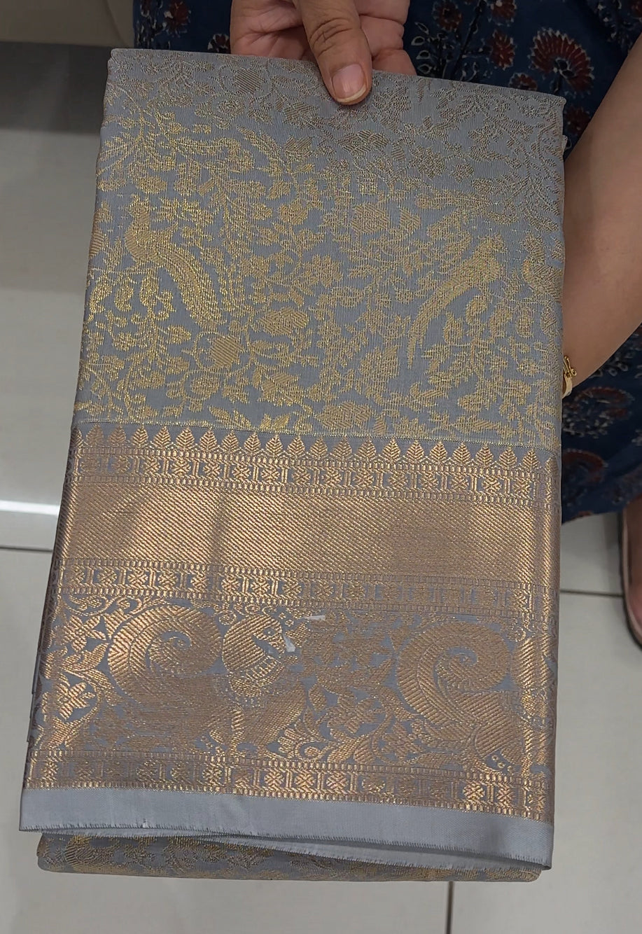 BROCADE KANCHIPURAM SILK SAREES - IHA 26936