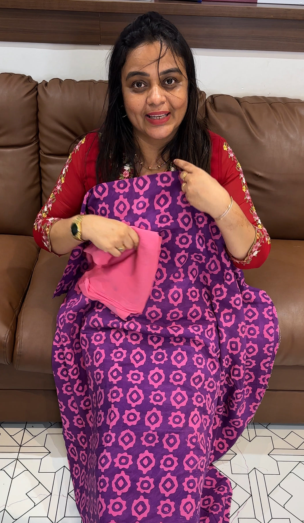 PRINTED RAYON UNSTITCHED SALWAR SUITS - IHA 27765