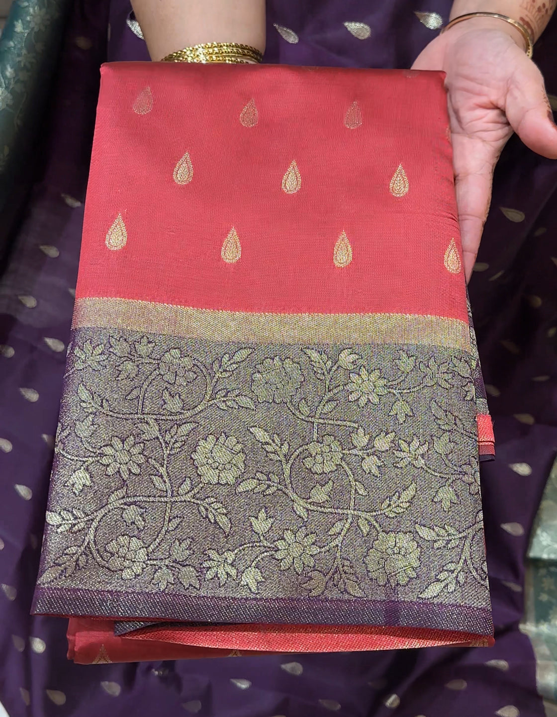 BUDGET BUY SEMI SILK SAREES - IHA 21908