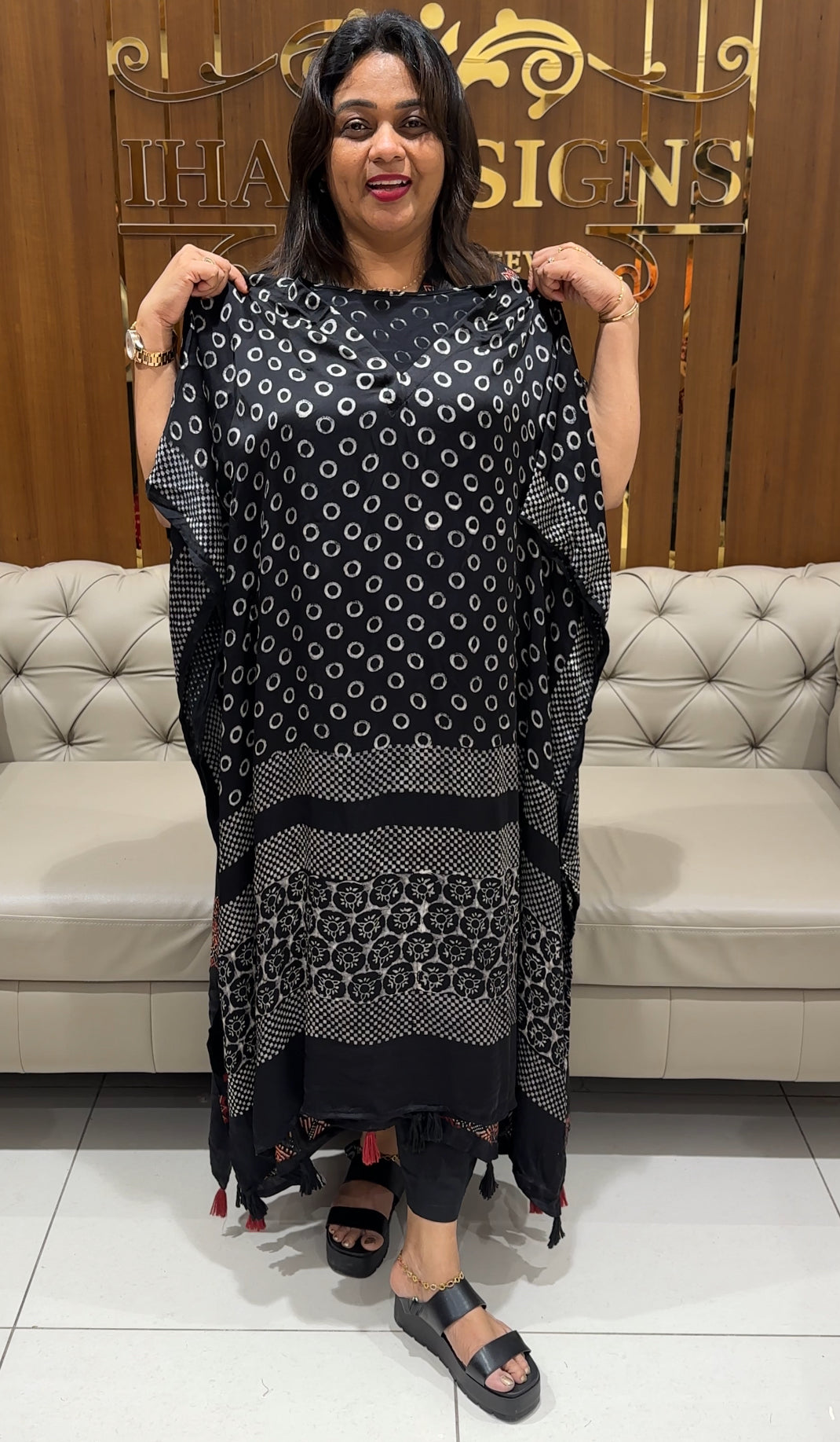 IHA'S IN-HOUSE PRINTED KAFTAN - IHA 24435
