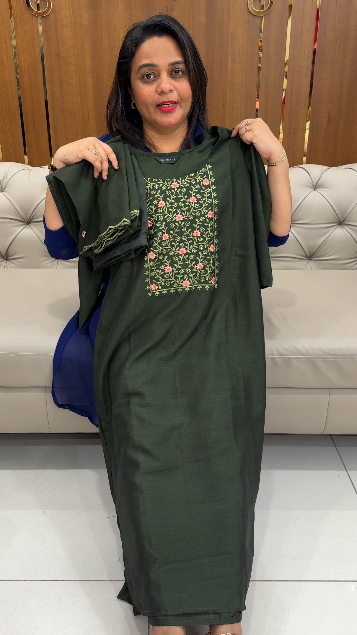 READY TO WEAR TOP, BOTTOM AND DUPATTA - IHA 25878