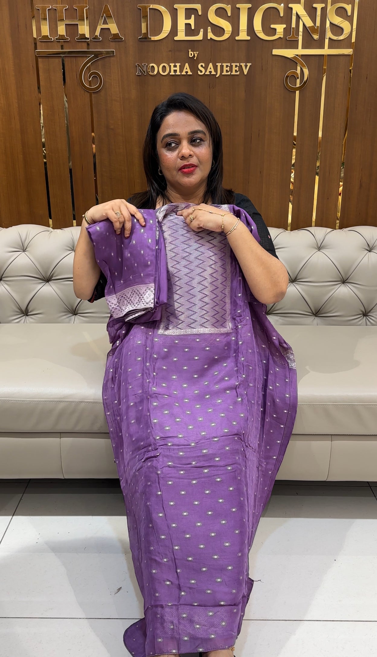 DOLA SILK UNSTITCHED SALWAR SUITS - IHA 25008