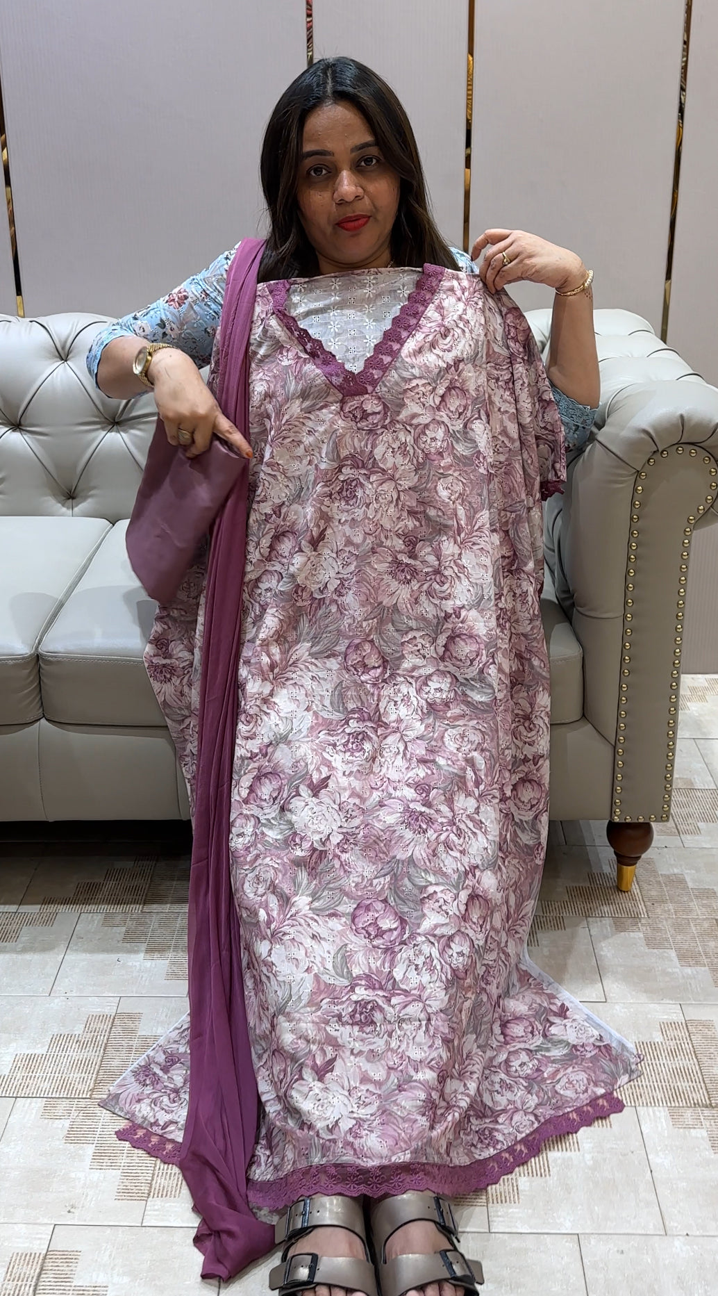 COTTON HAKOBA UNSTITCHED SALWAR SUITS - IHA 22201