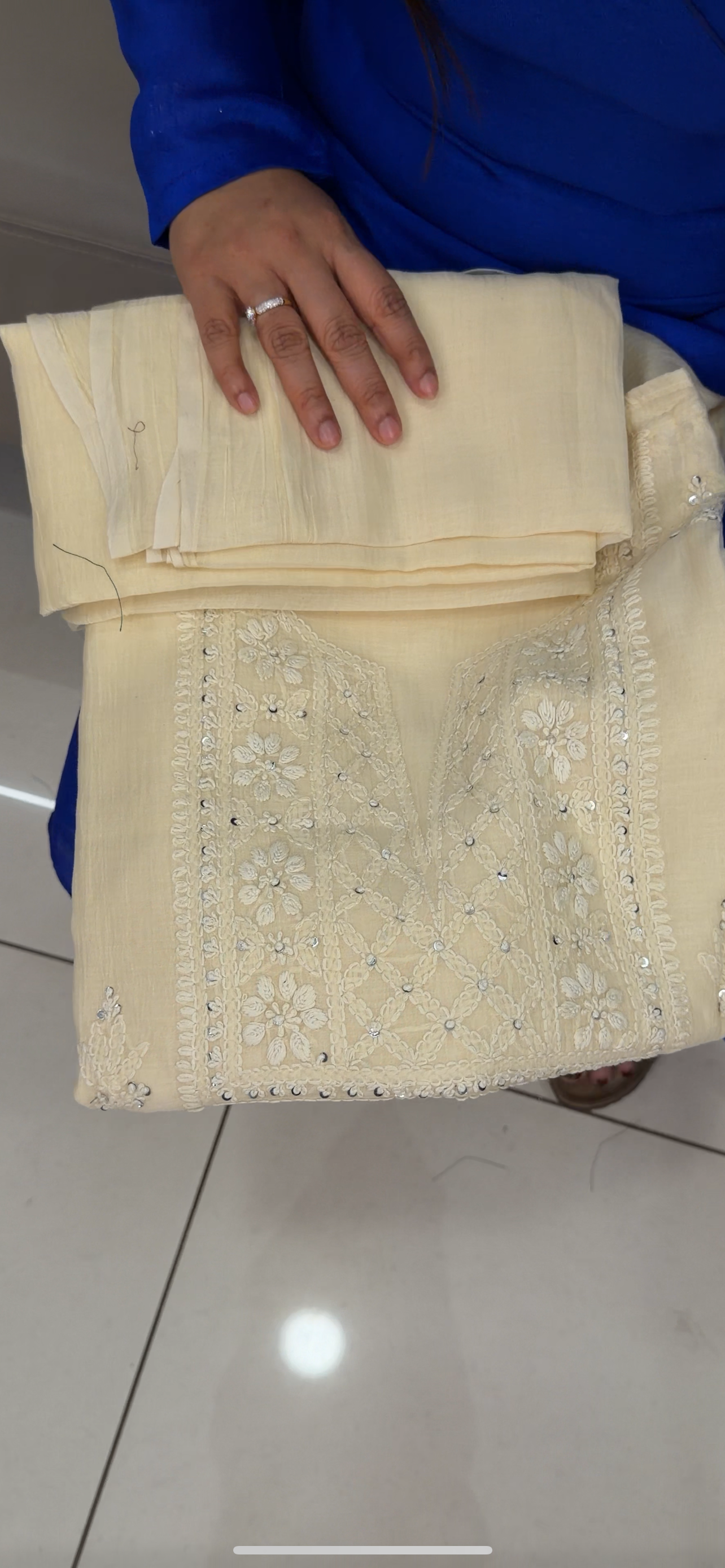 MALAI CHANDERI UNSTITCHED SALWAR SUITS - IHA 29798