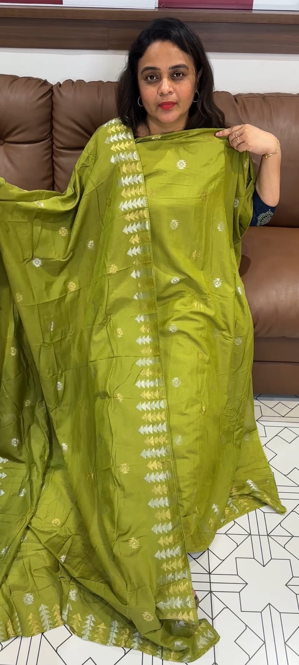 SEMI BANARASI UNSTITCHED SALWAR SUITS - IHA 26253