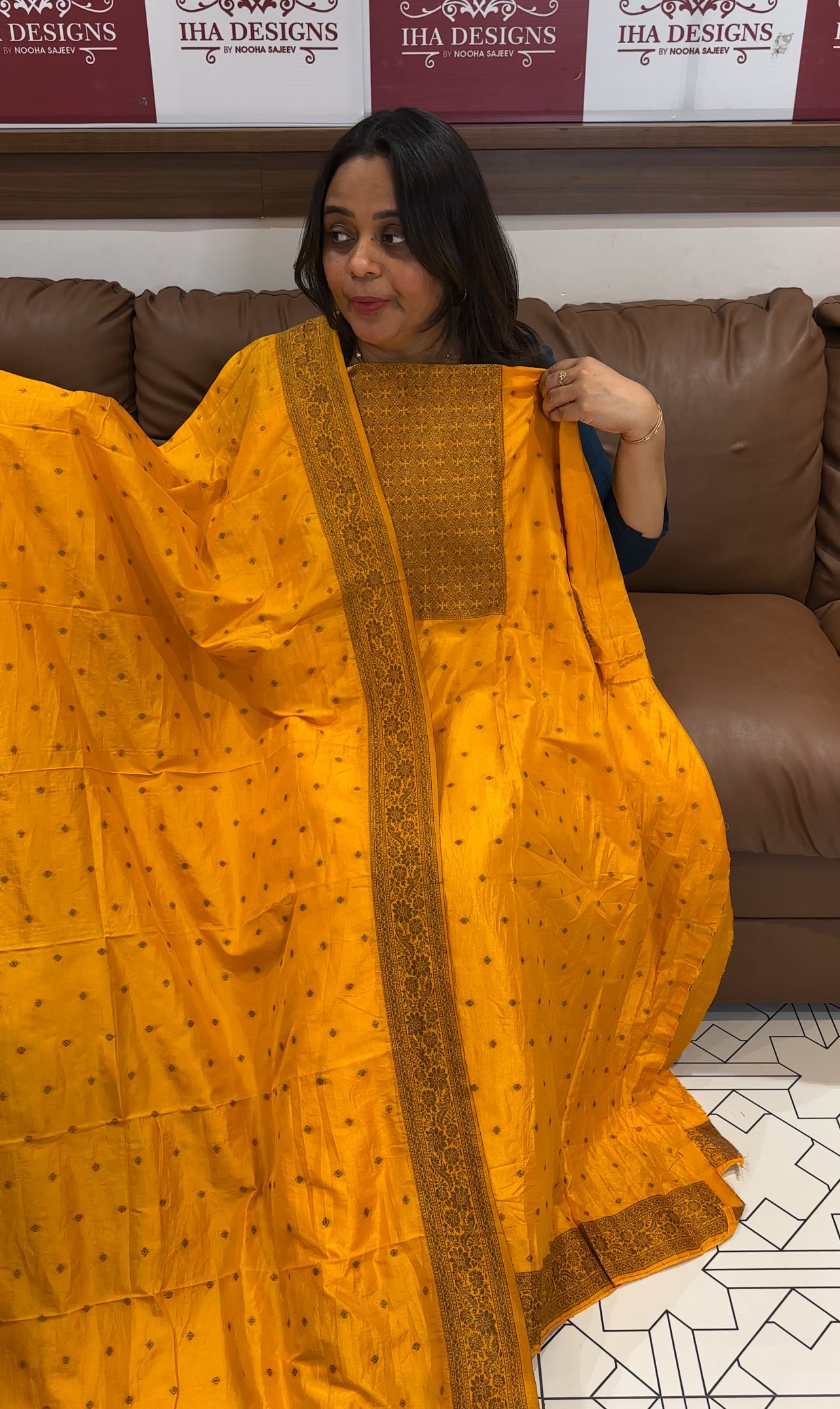 BANARASI UNSTITCHED SALWAR SUITS - IHA 27194