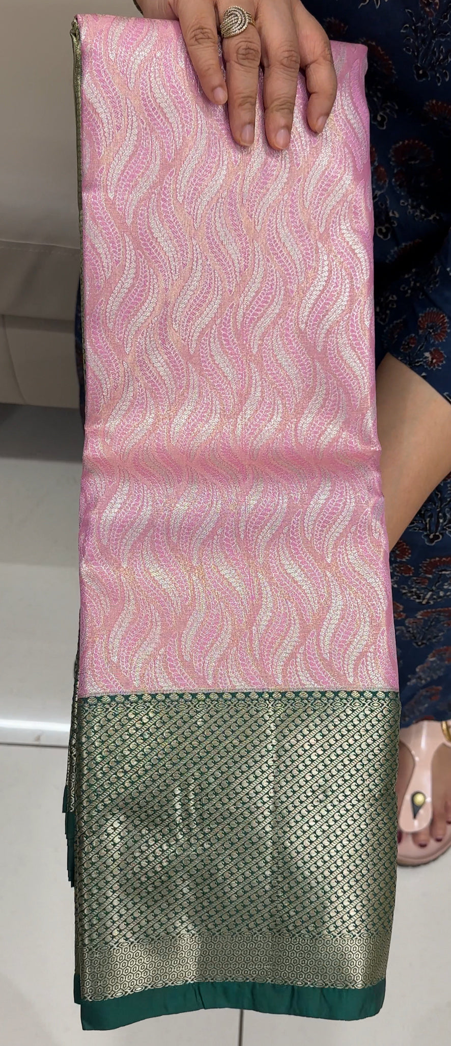 BROCADE KANCHIPURAM SILK SAREES - IHA 26854