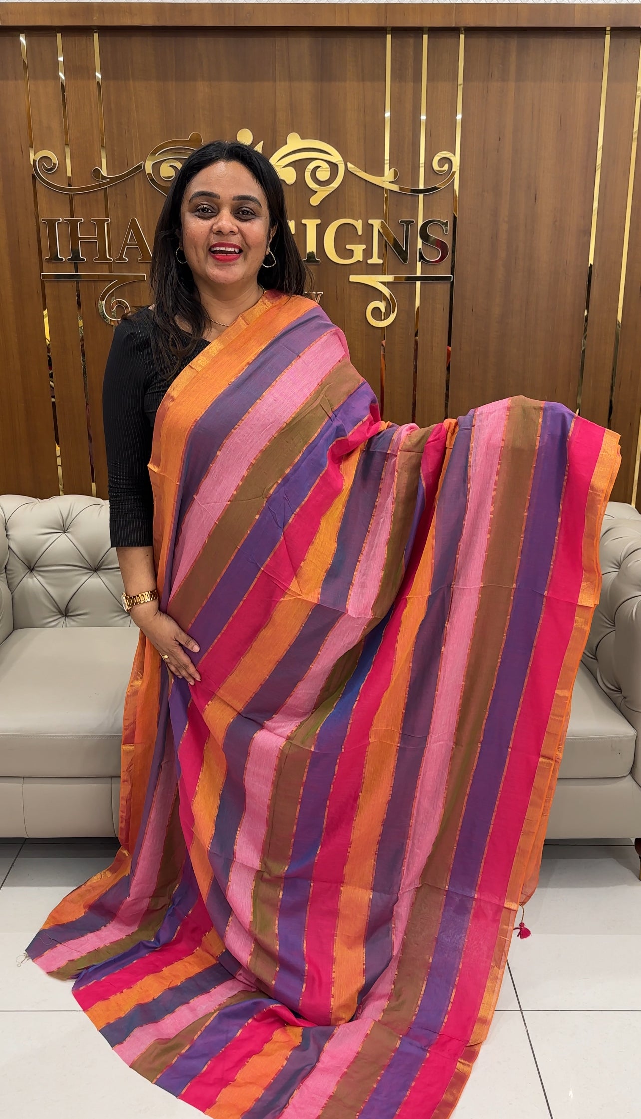 MUL COTTON SAREES - IHA 26362