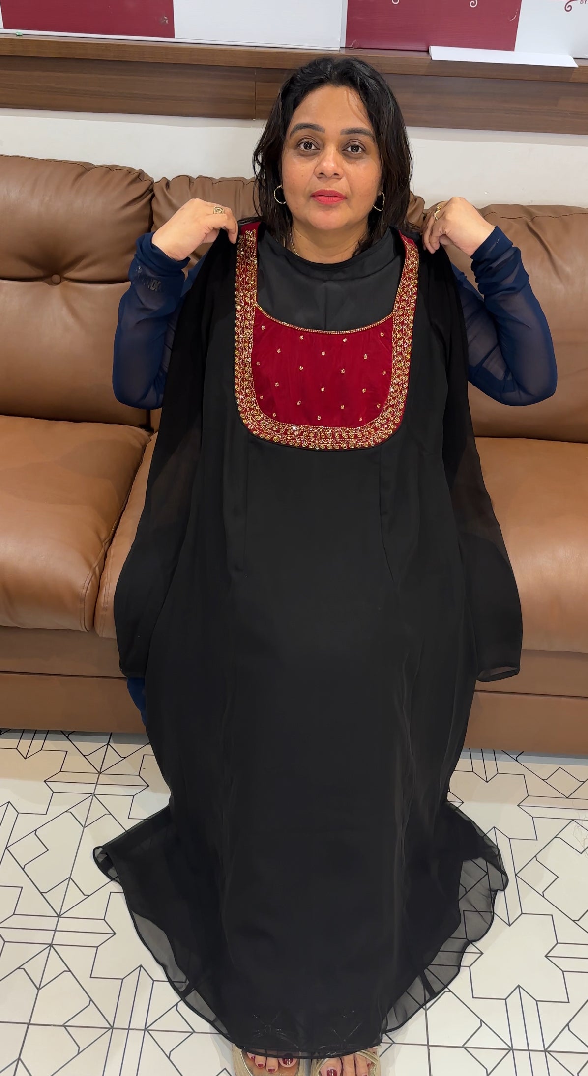 IHA'S IN-HOUSE HAND WORKED ALINE TOPS - IHA 26628
