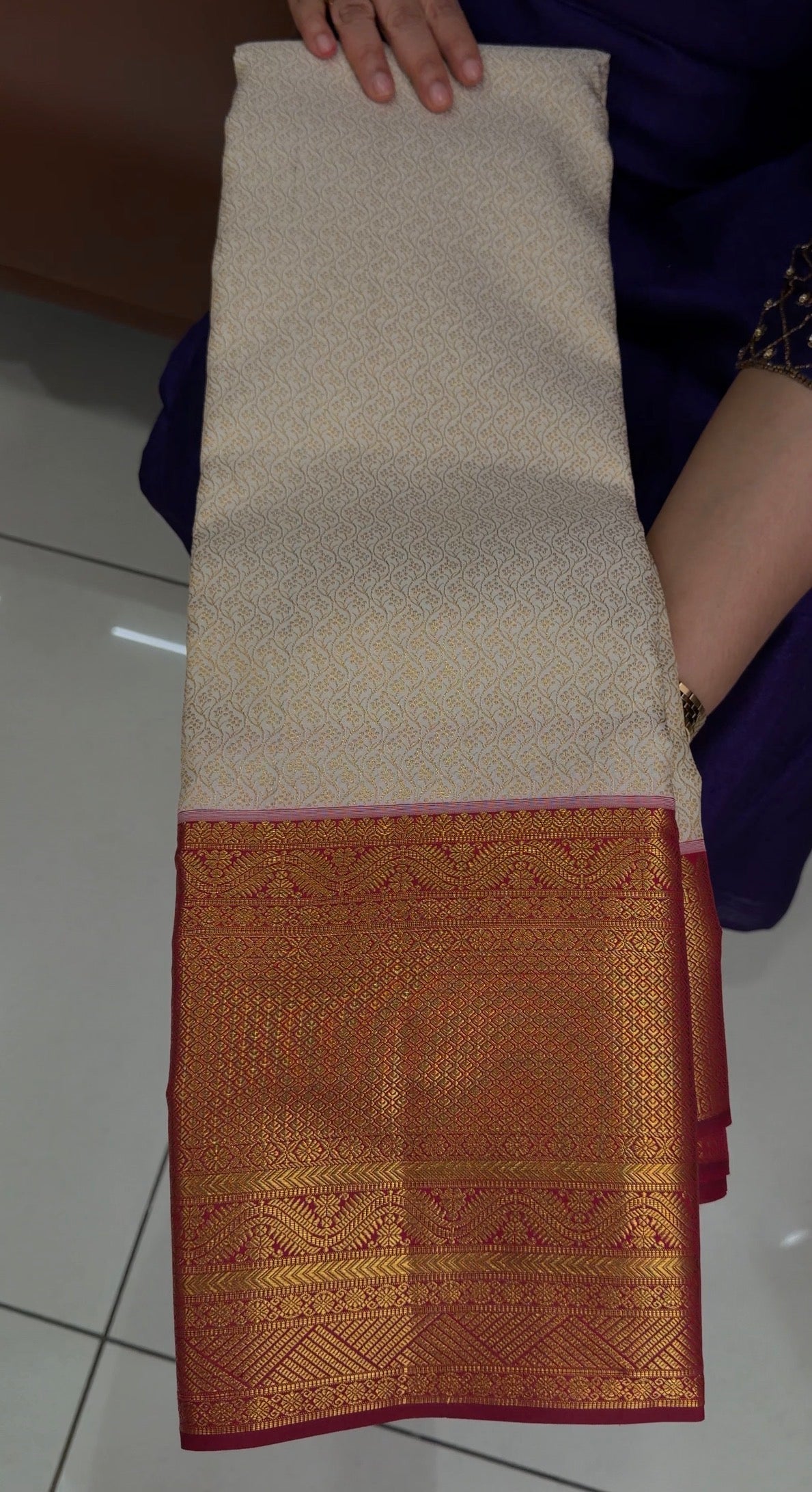 DESIGNER KANNCHIPURAM SILK SAREES - IHA 34454