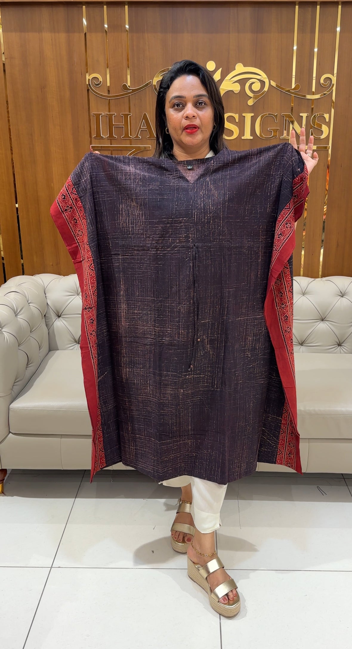 SHORT KAFTAN TOPS - IHA 25035