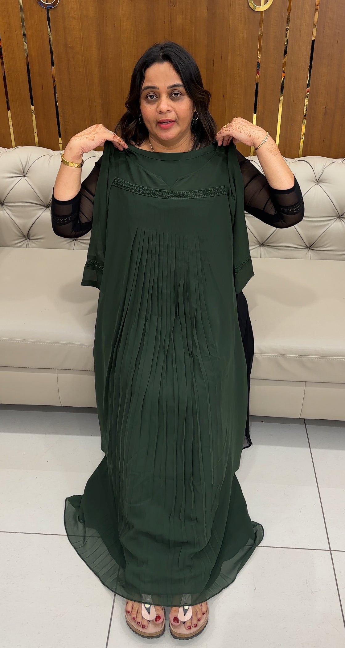 IHA'S IN-HOUSE LONG A-LINE TOPS - IHA 27384