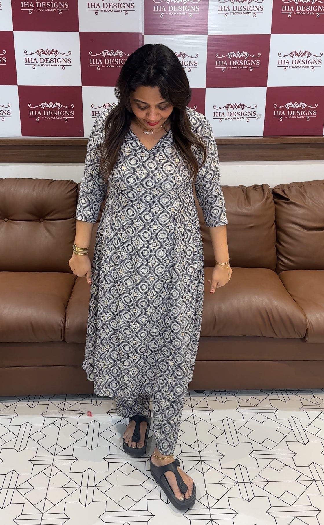 IHA'S IN-HOUSE VISCOSE RAYON CO-ORDE SETS - IHA 24667