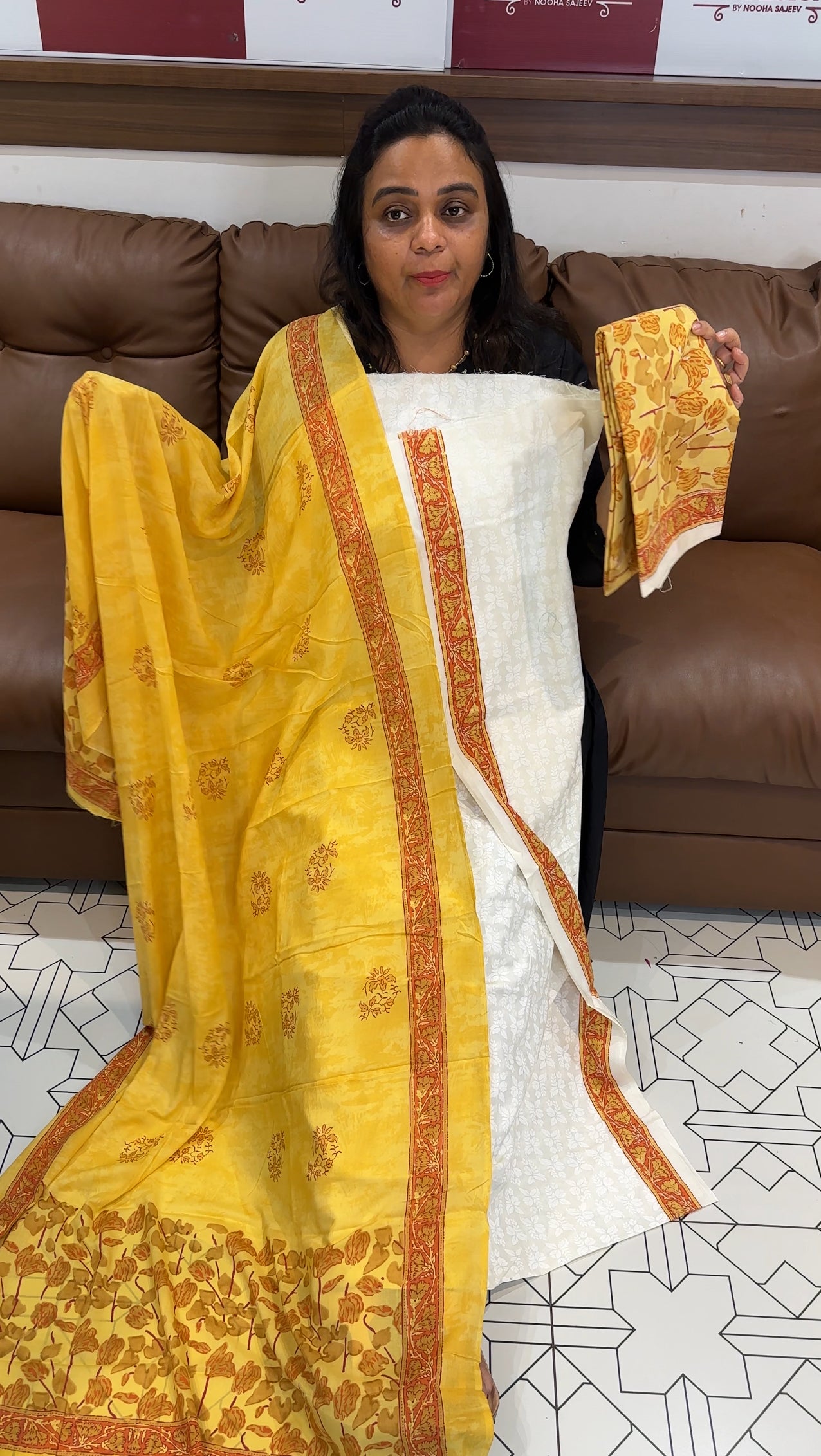 COTTON UNSTITCHED SALWAR SUITS IHA 27943 – Iha Designs Bridal Studio