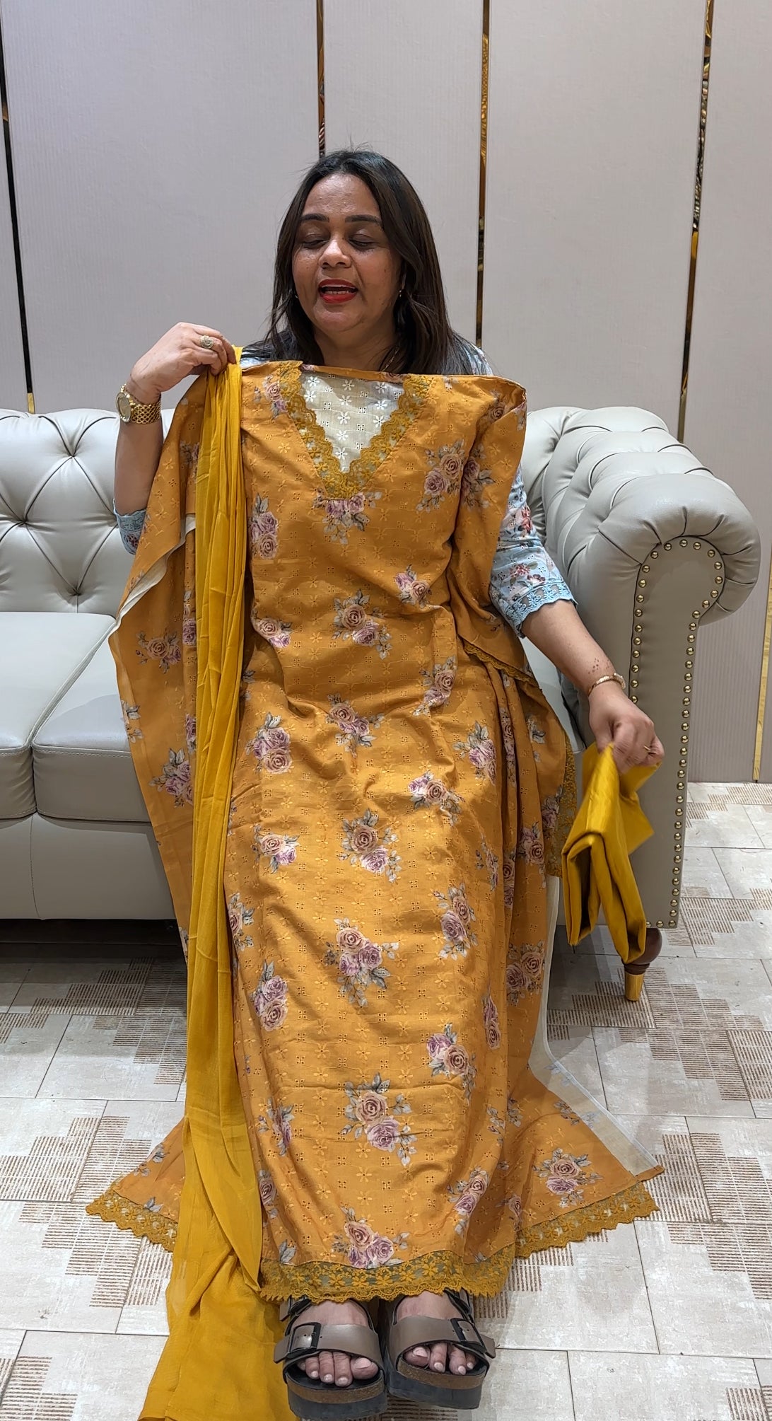COTTON HAKOBA UNSTITCHED SALWAR SUITS - IHA 22189