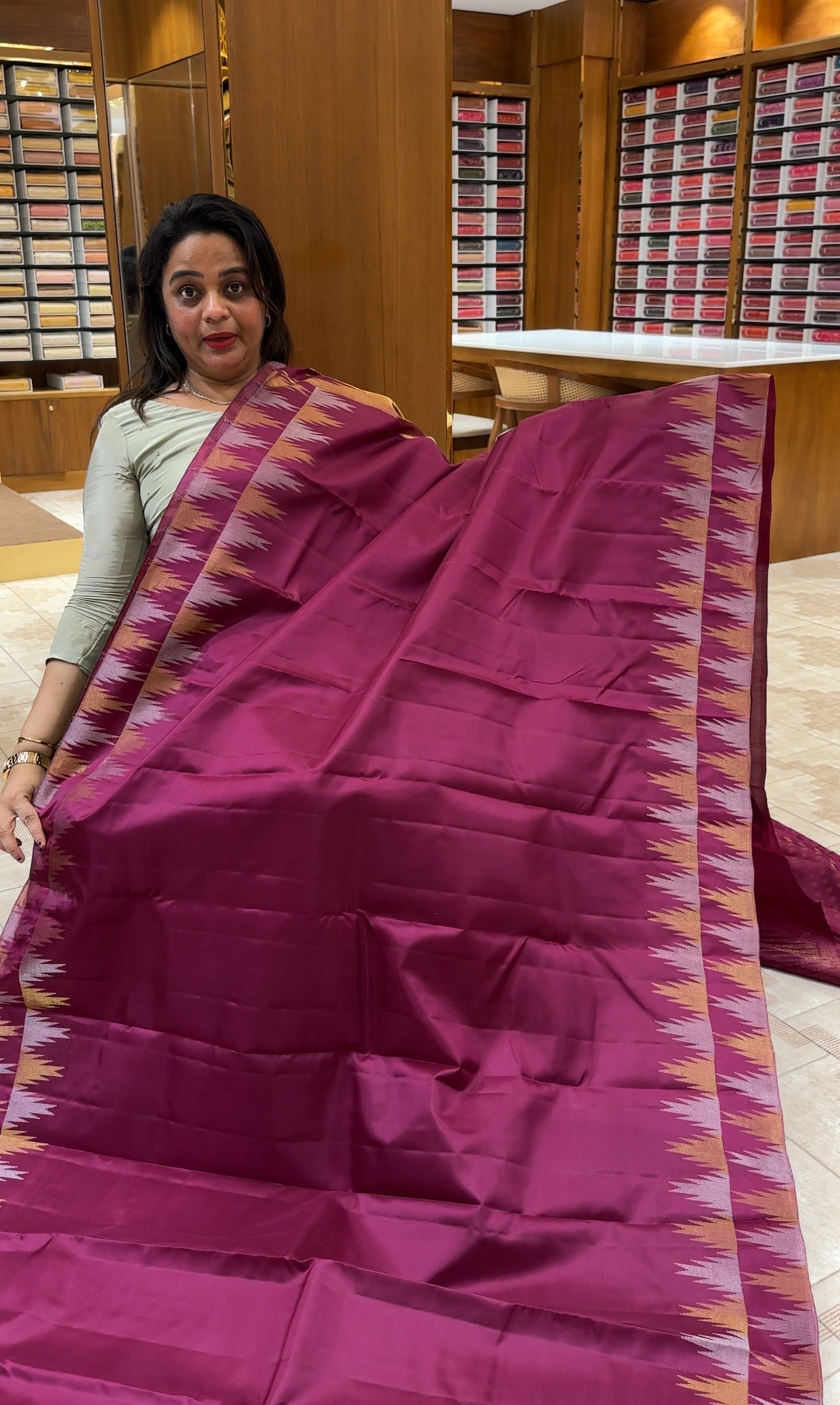 SOFT SILK KANCHIPURAM SAREES - IHA 25768