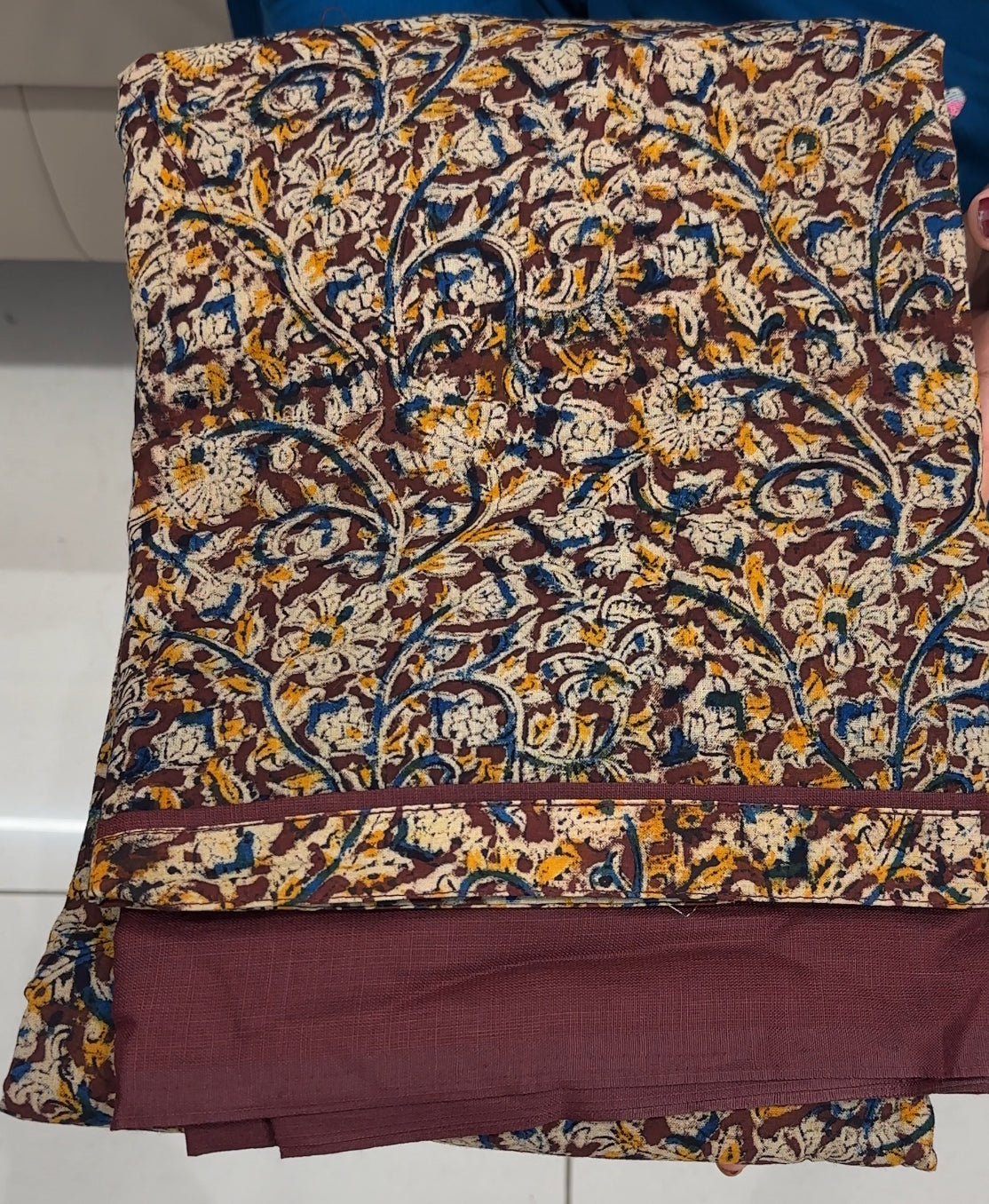KALAMKARI UNSTITCHED SALWAR SUITS - IHA 25701