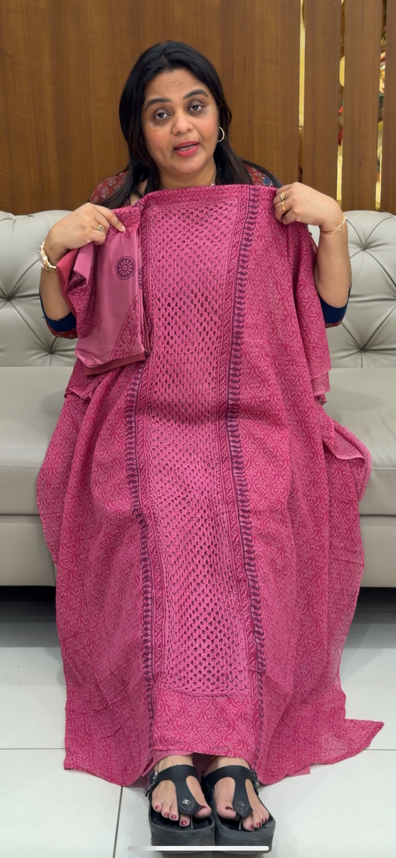 VISCOSE GEORGETTE UNSTITCHED SALWAR SUITS - IHA 28745