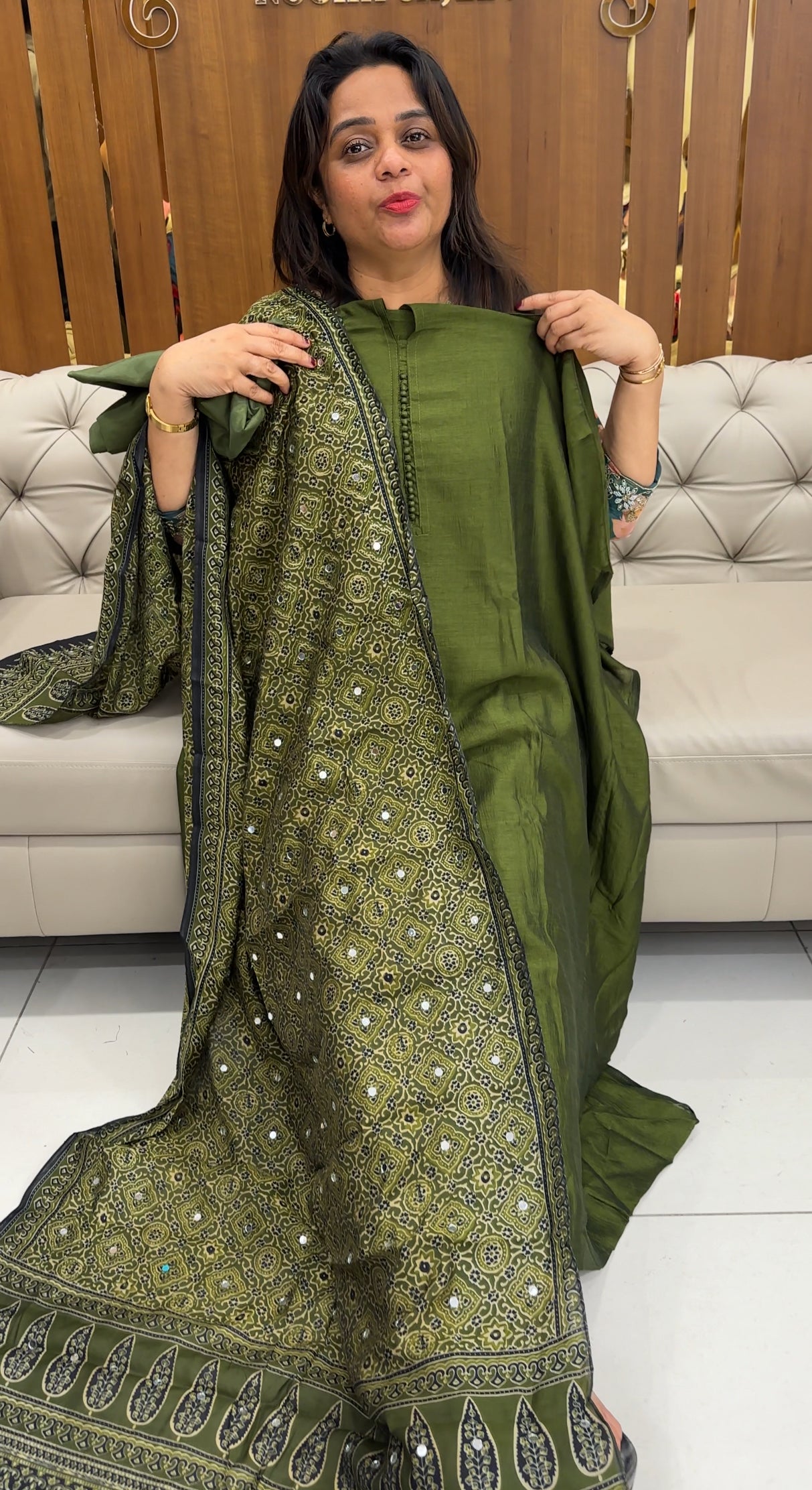 SEMI RAW SILK UNSTITCHED SALWAR SUITS - IHA 25727