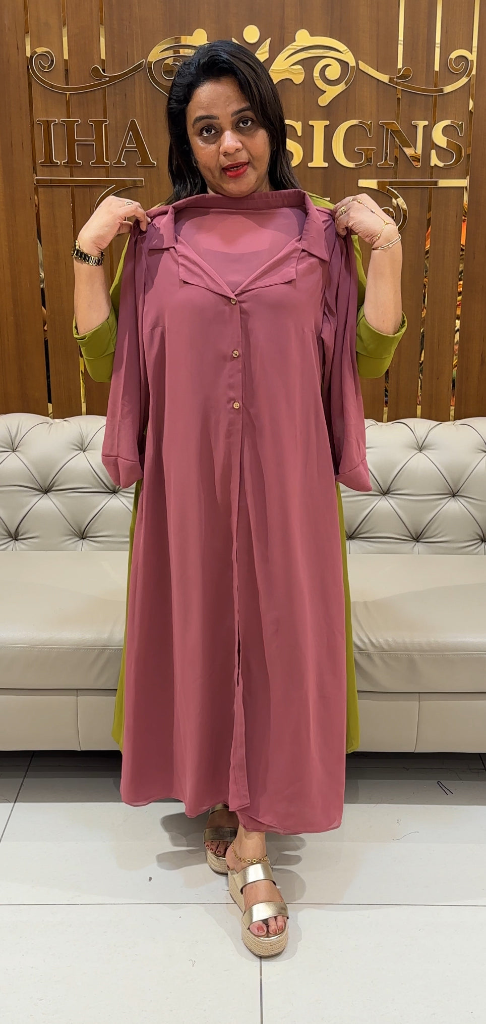 IHA'S IN-HOUSE INDO WESTERN TOPS - IHA 25038