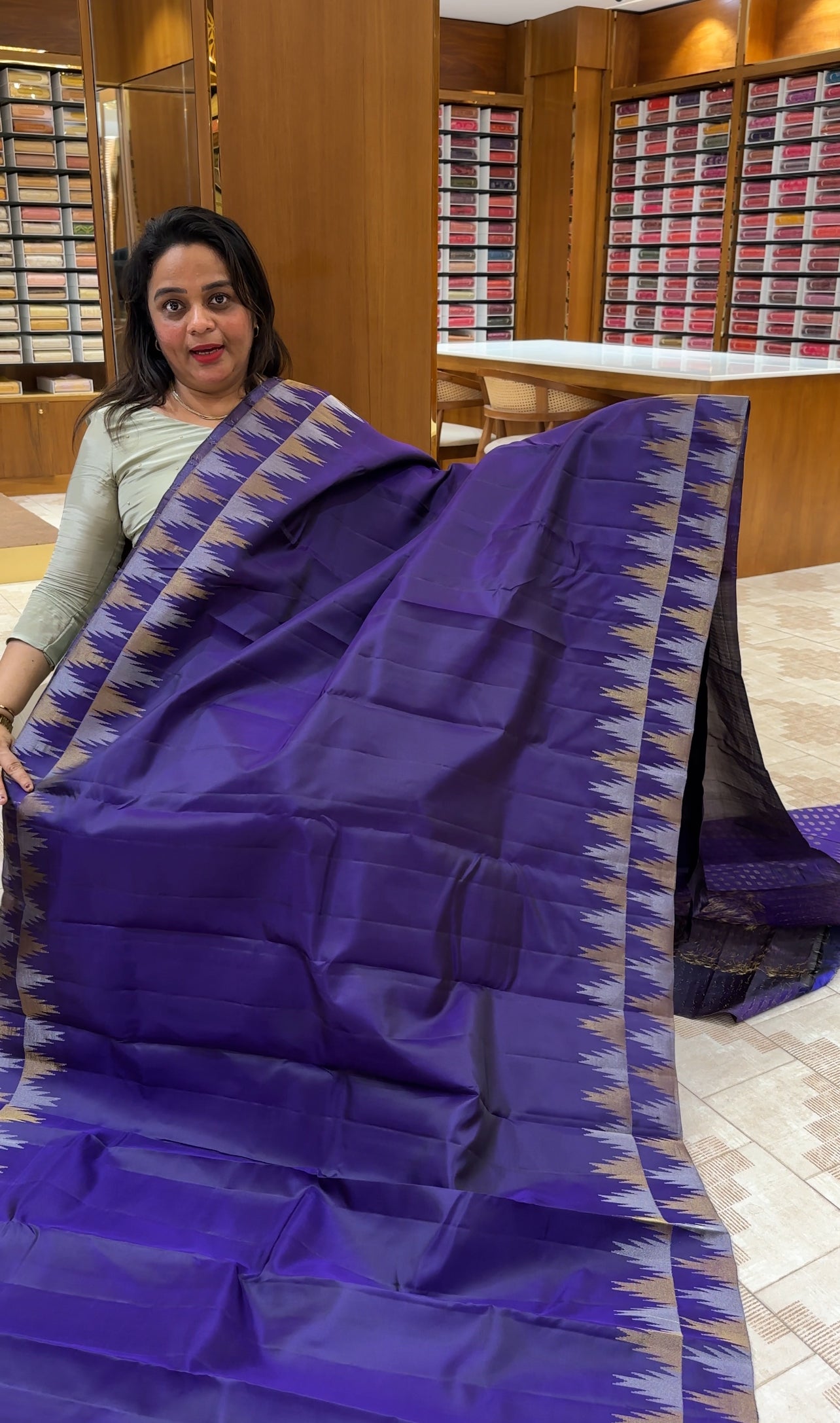 SOFT SILK KANCHIPURAM SAREES - IHA 25768