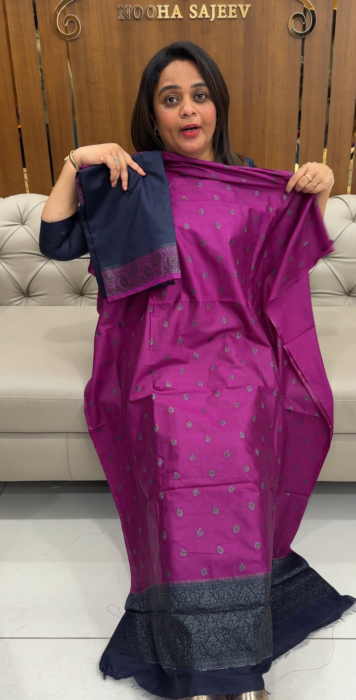 TUSSUR BANARASI UNSTITCHED SALWAR SUITS - IHA 25779