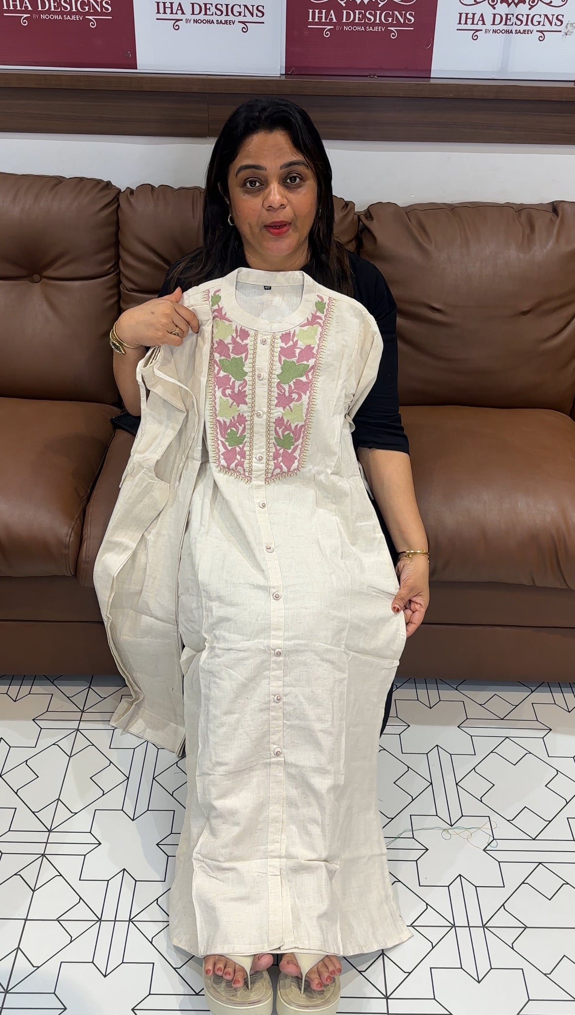 MUL COTTON TOP AND BOTTOM - IHA 24778
