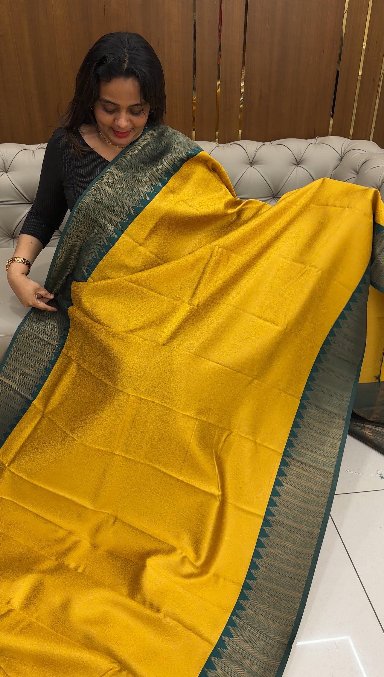 SEMI SILK SAREES - IHA 26361