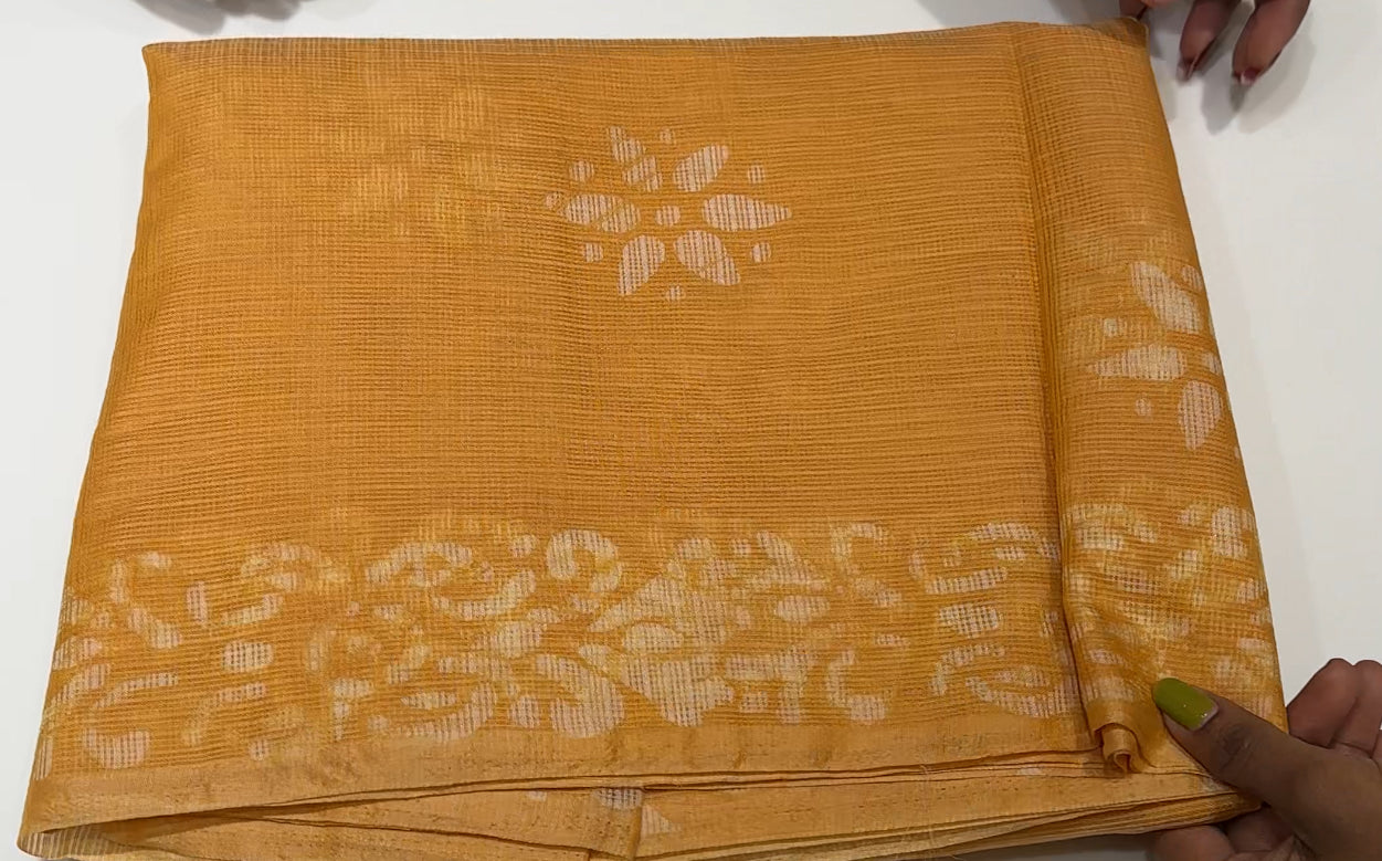 NET KOTA SAREES - IHA 25127