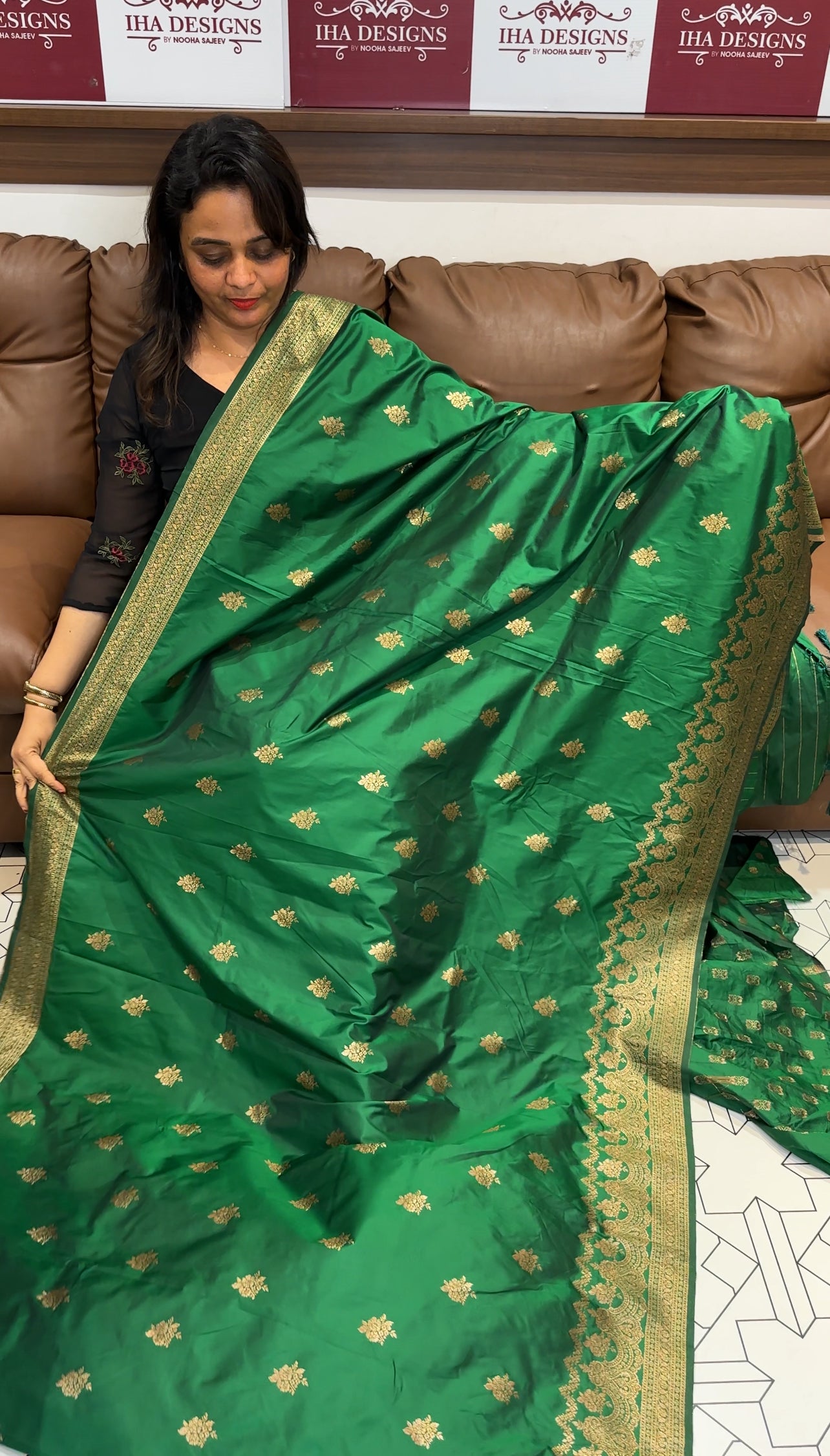 SEMI KATAN SAREES - IHA 24877