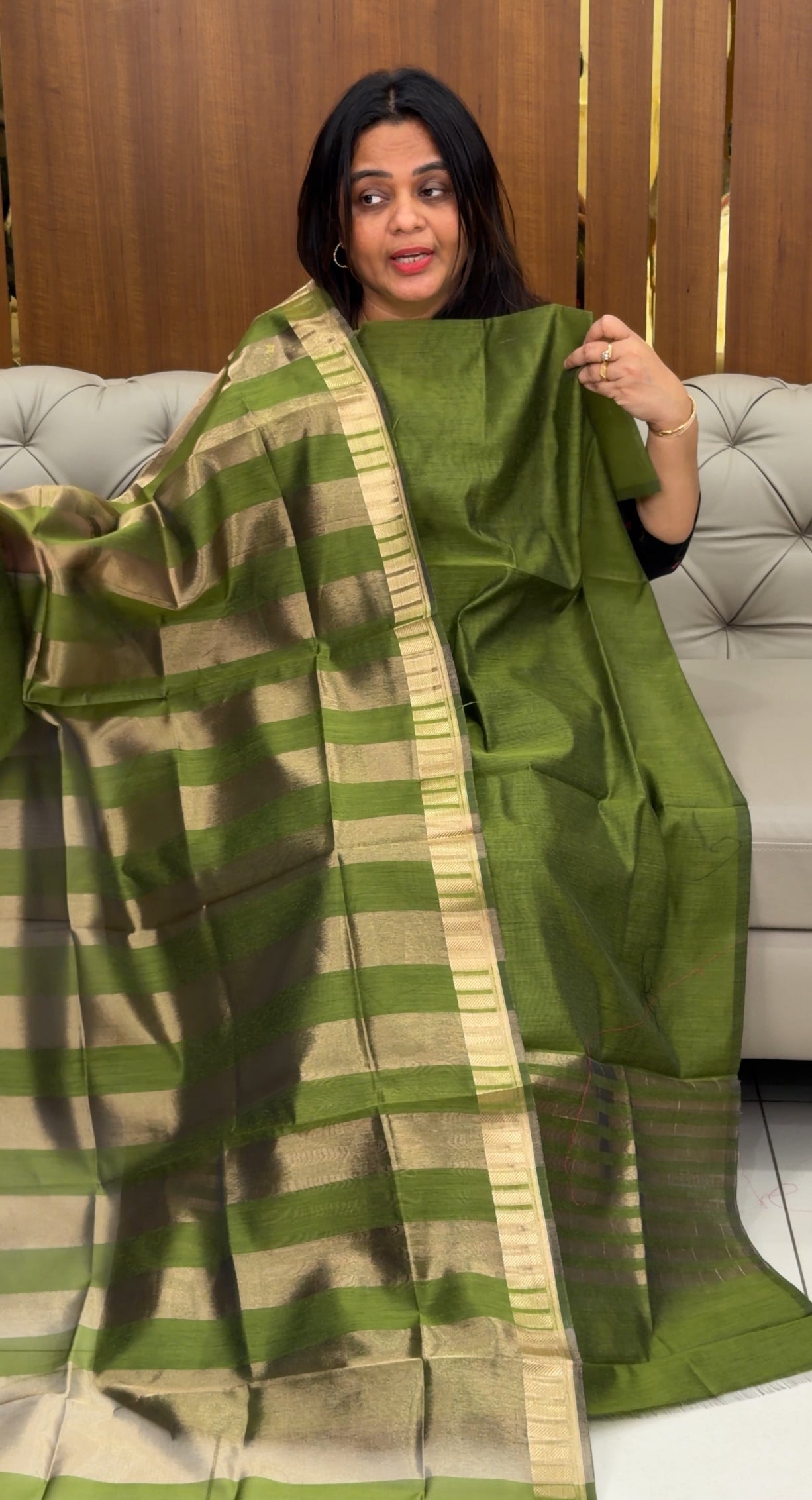 MODAL CHANDERI UNSTITCHED SALWAR SUITS - IHA 29129